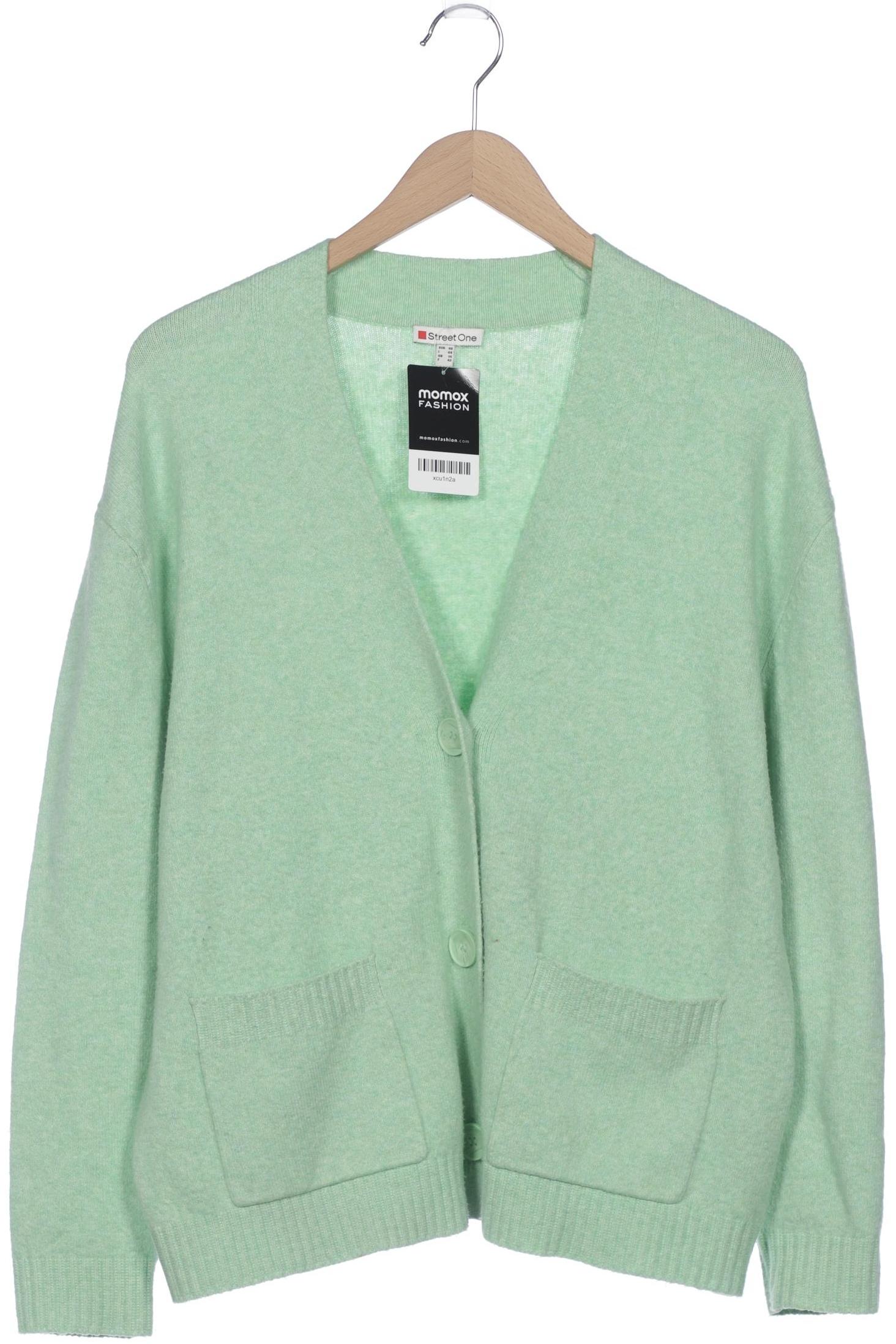 

Street One Damen Strickjacke, hellgrün, Gr. 40