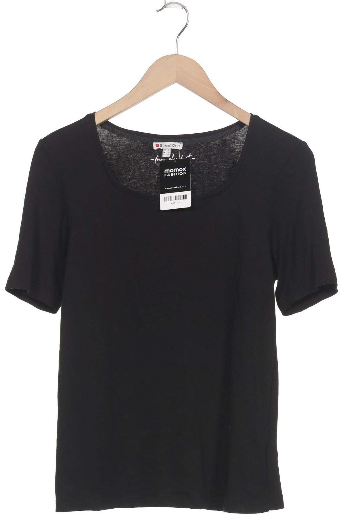 

Street One Damen T-Shirt, schwarz, Gr. 40