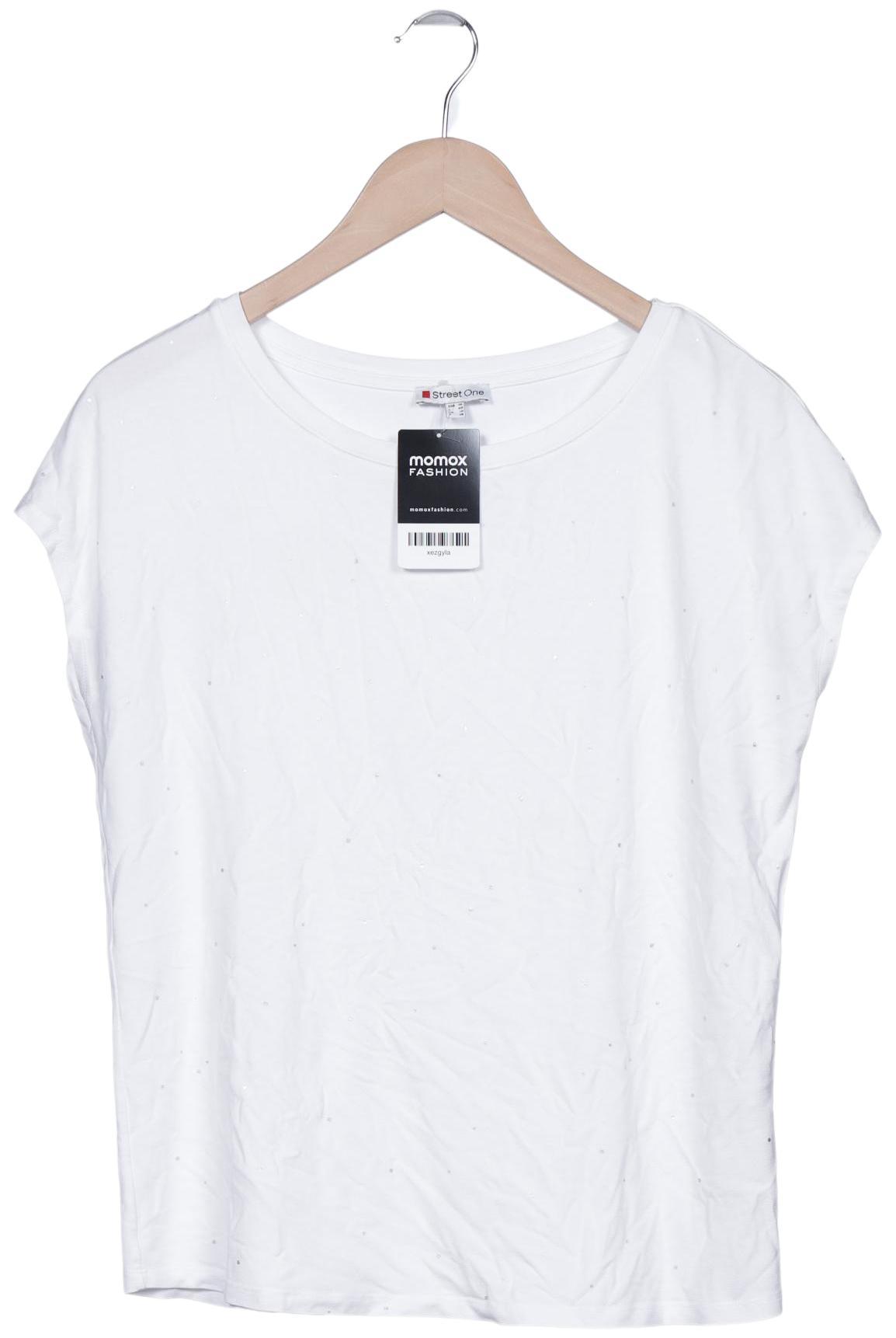

Street One Damen T-Shirt, weiß, Gr. 36