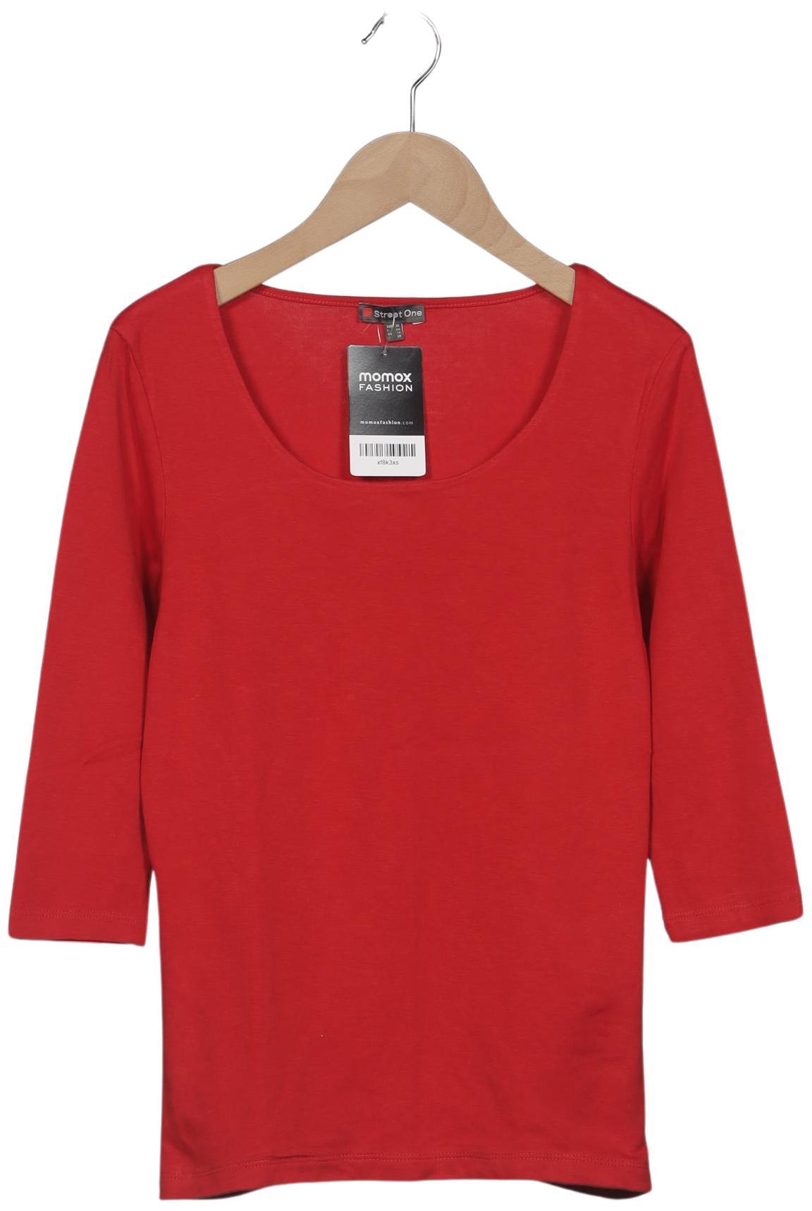 

Street One Damen Langarmshirt, rot, Gr. 36