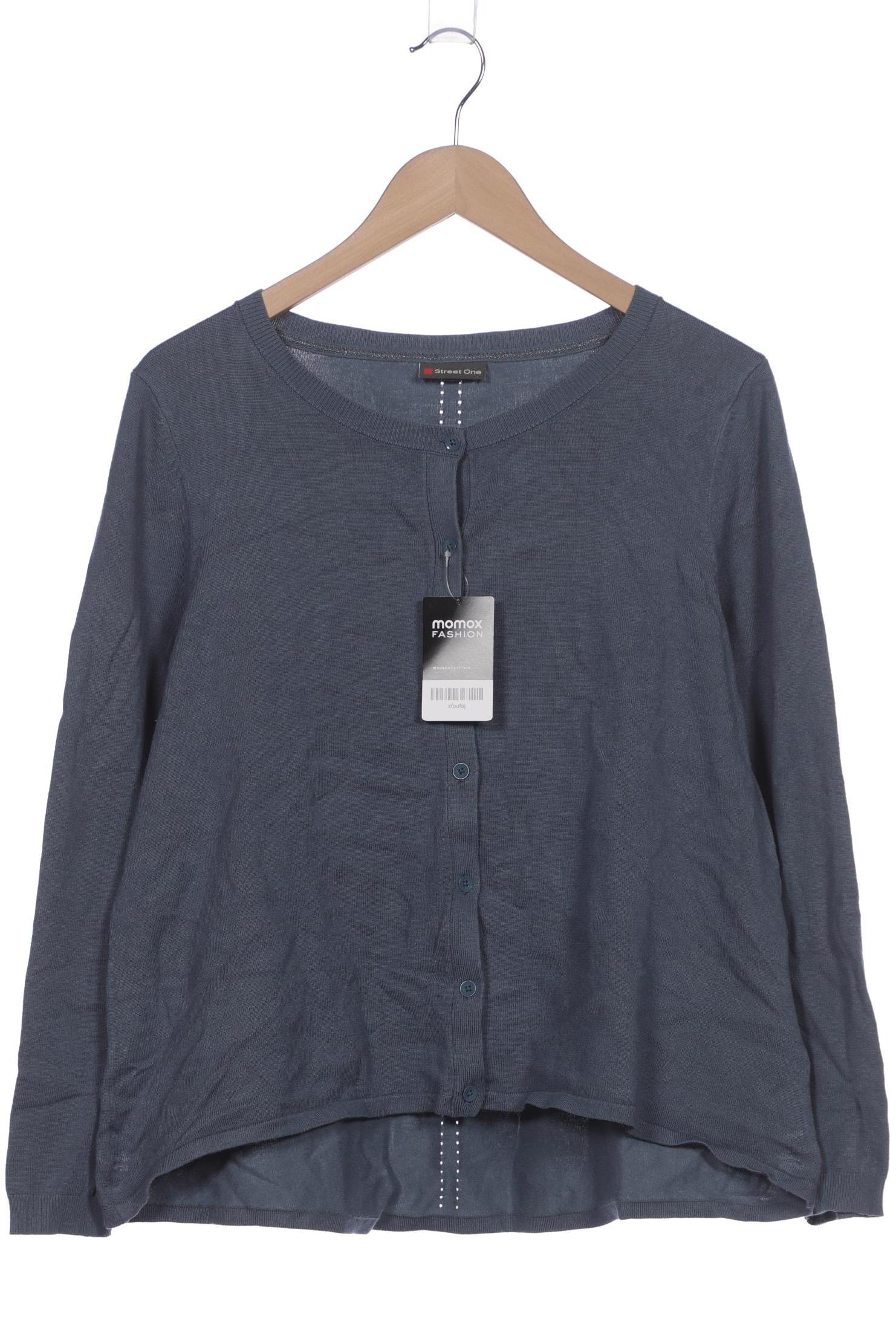 

Street One Damen Strickjacke, blau, Gr. 42