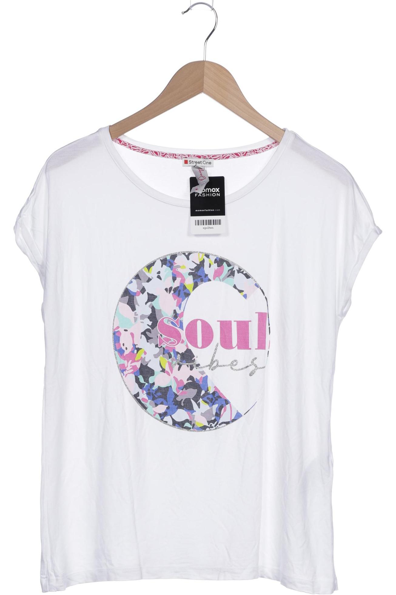 

Street One Damen T-Shirt, weiß, Gr. 40
