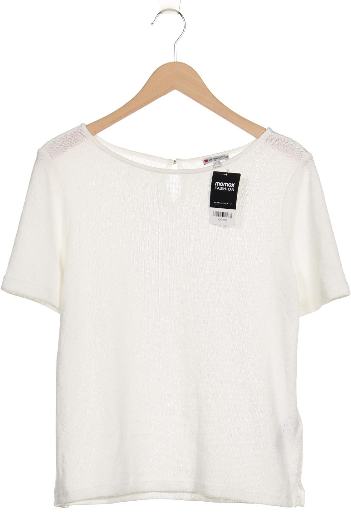 

Street One Damen Pullover, weiß, Gr. 40