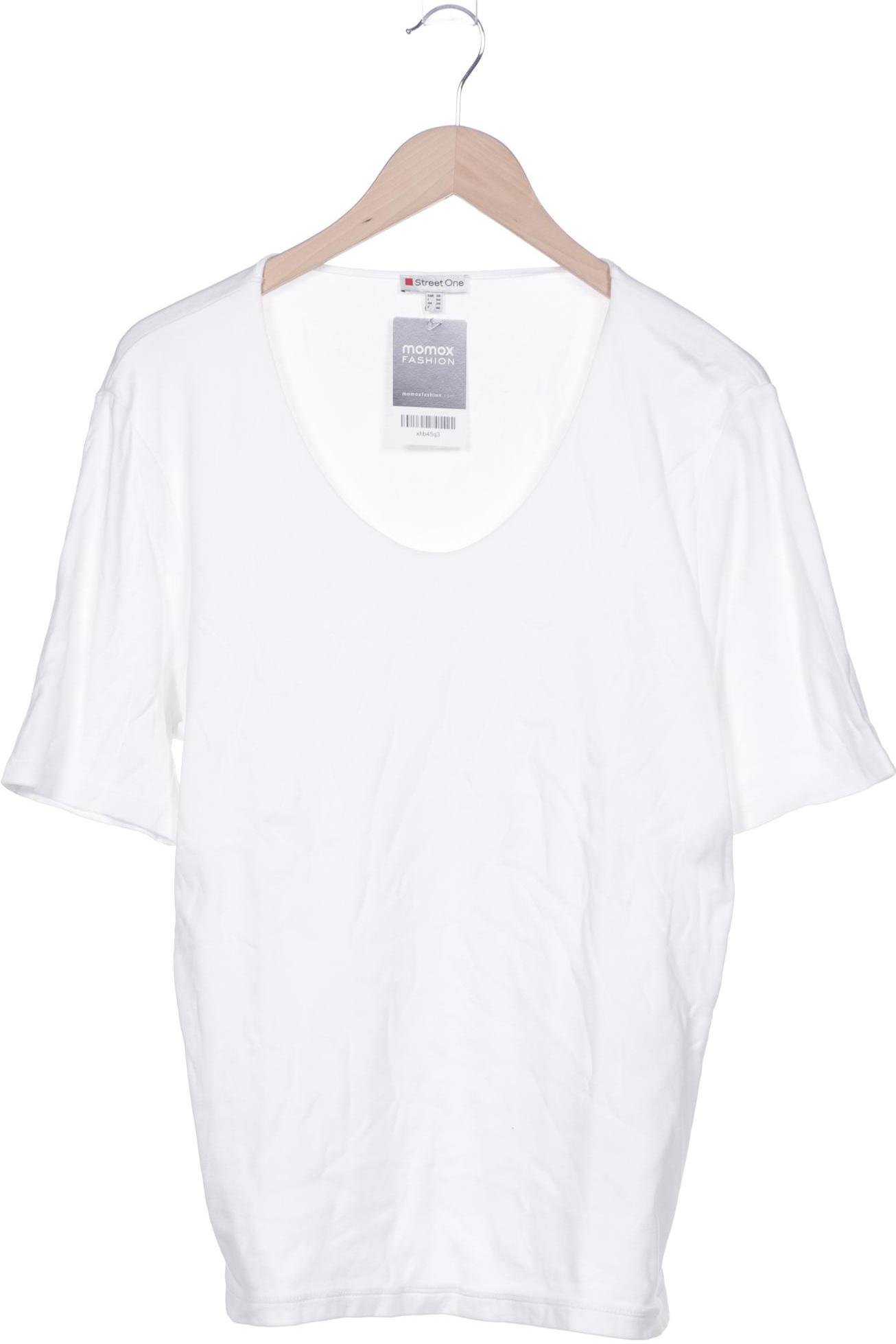 

Street One Damen T-Shirt, weiß, Gr. 46