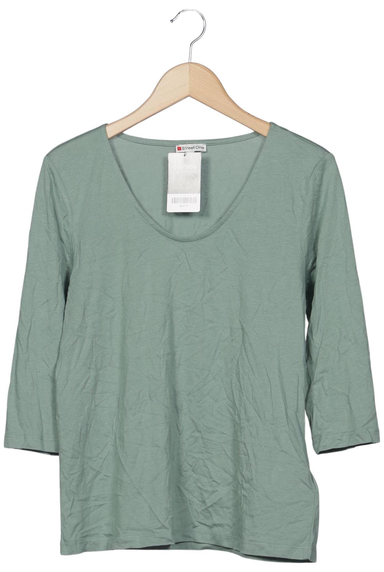 

Street One Damen Langarmshirt, hellgrün, Gr. 38