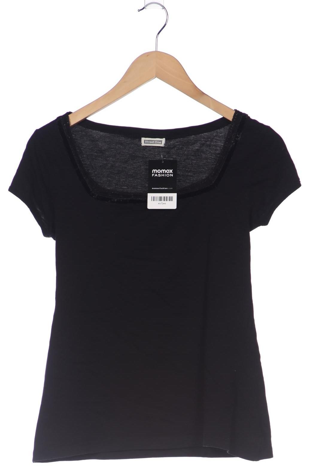 

Street One Damen T-Shirt, schwarz, Gr. 36