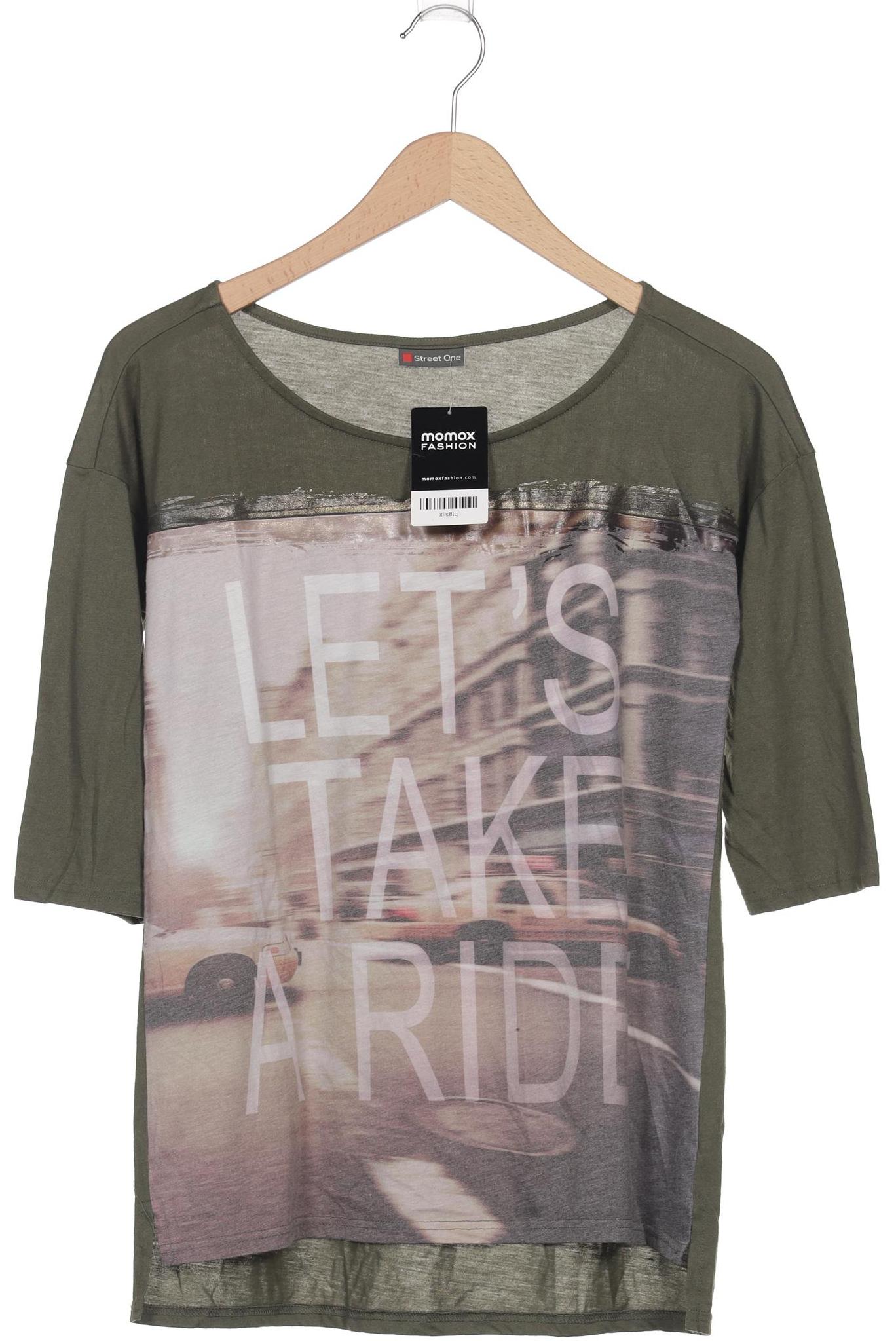 

Street One Damen T-Shirt, grün, Gr. 38
