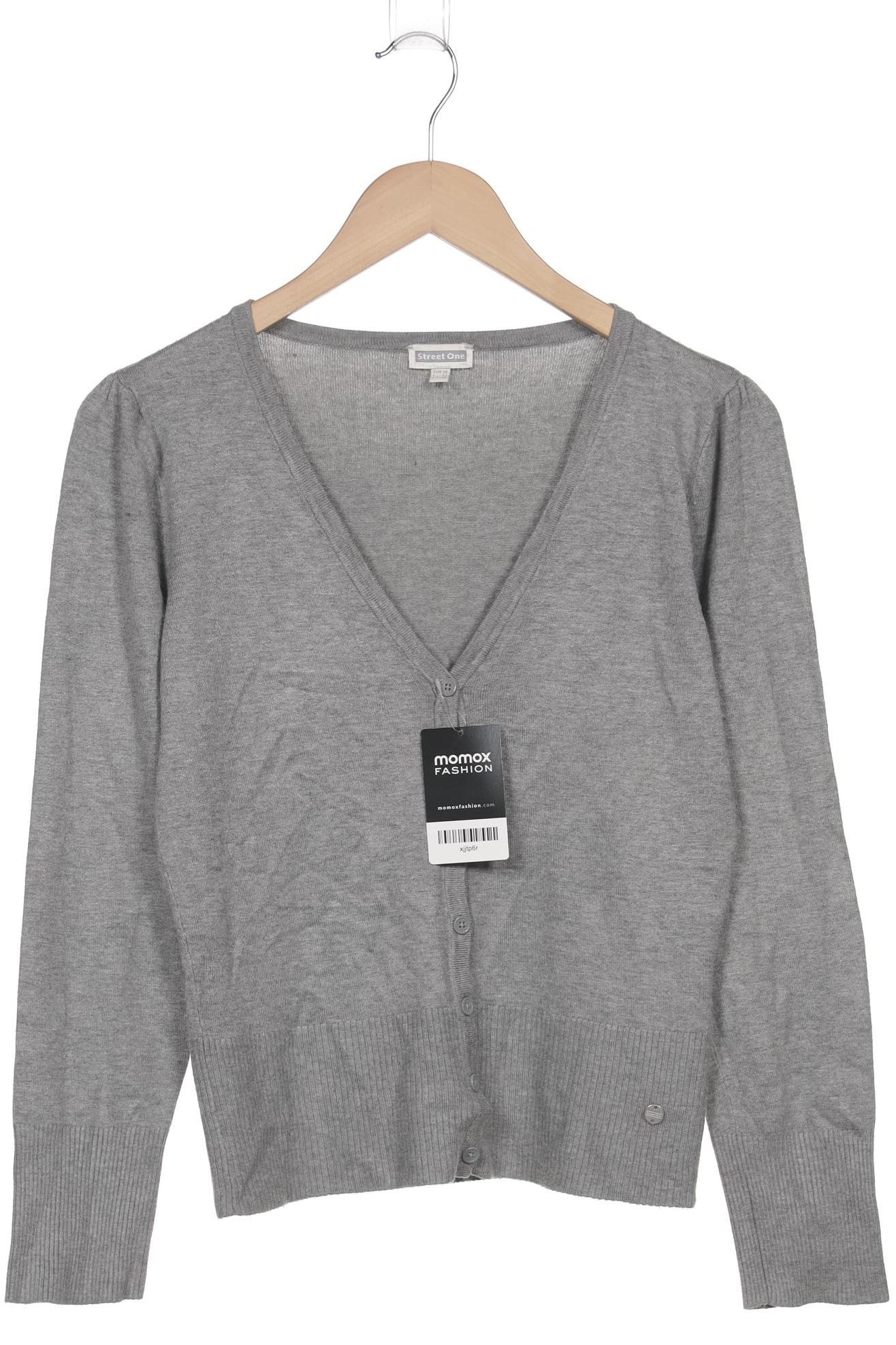 

Street One Damen Strickjacke, grau, Gr. 38