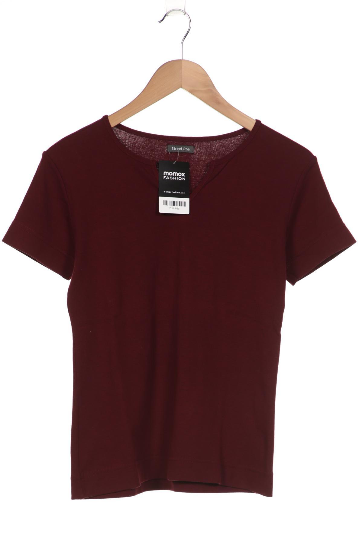 

Street One Damen T-Shirt, bordeaux, Gr. 34