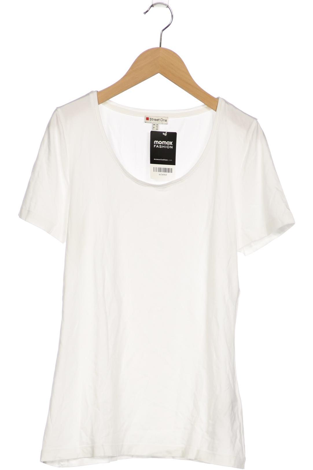 

Street One Damen T-Shirt, weiß, Gr. 38