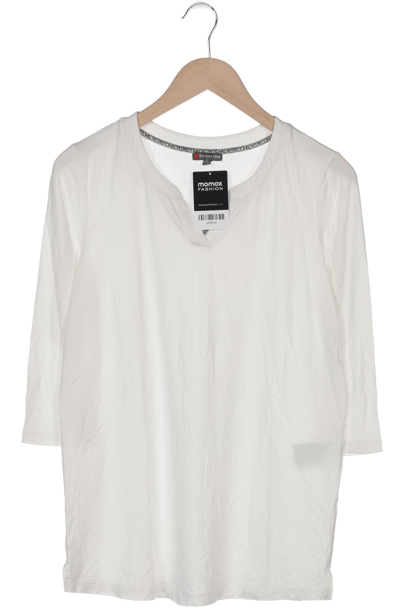 

Street One Damen Langarmshirt, weiß, Gr. 36