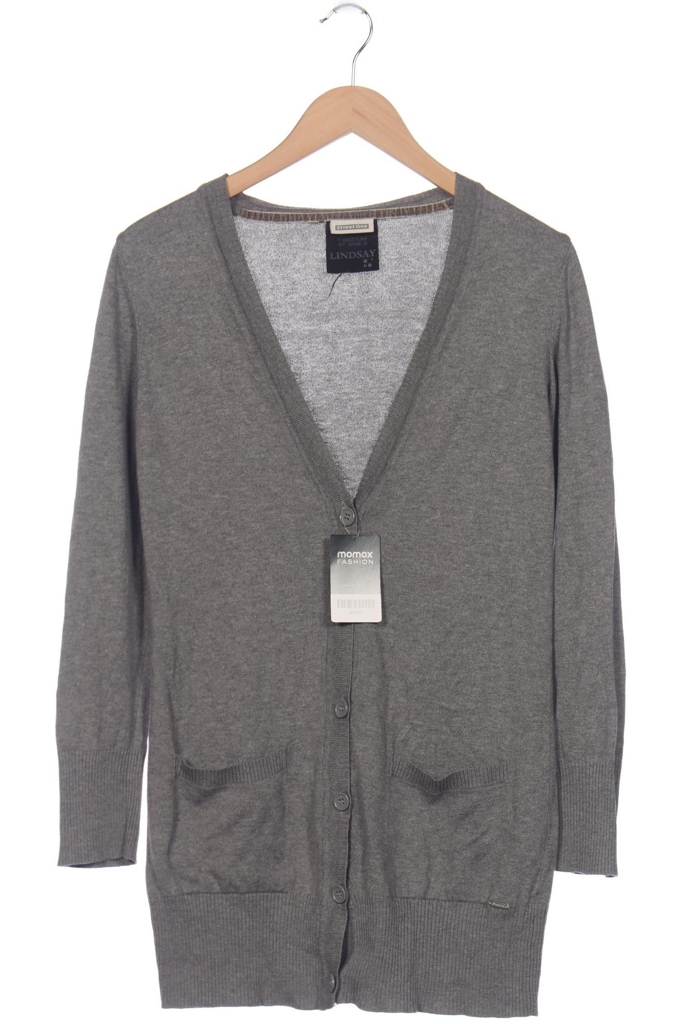 

Street One Damen Strickjacke, grau, Gr. 38