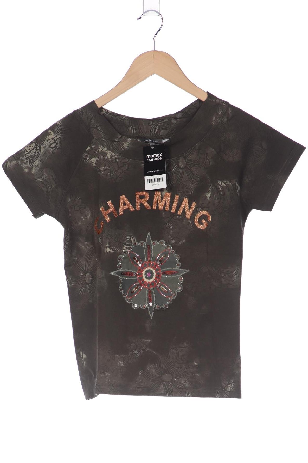 

Street One Damen T-Shirt, grün, Gr. 40