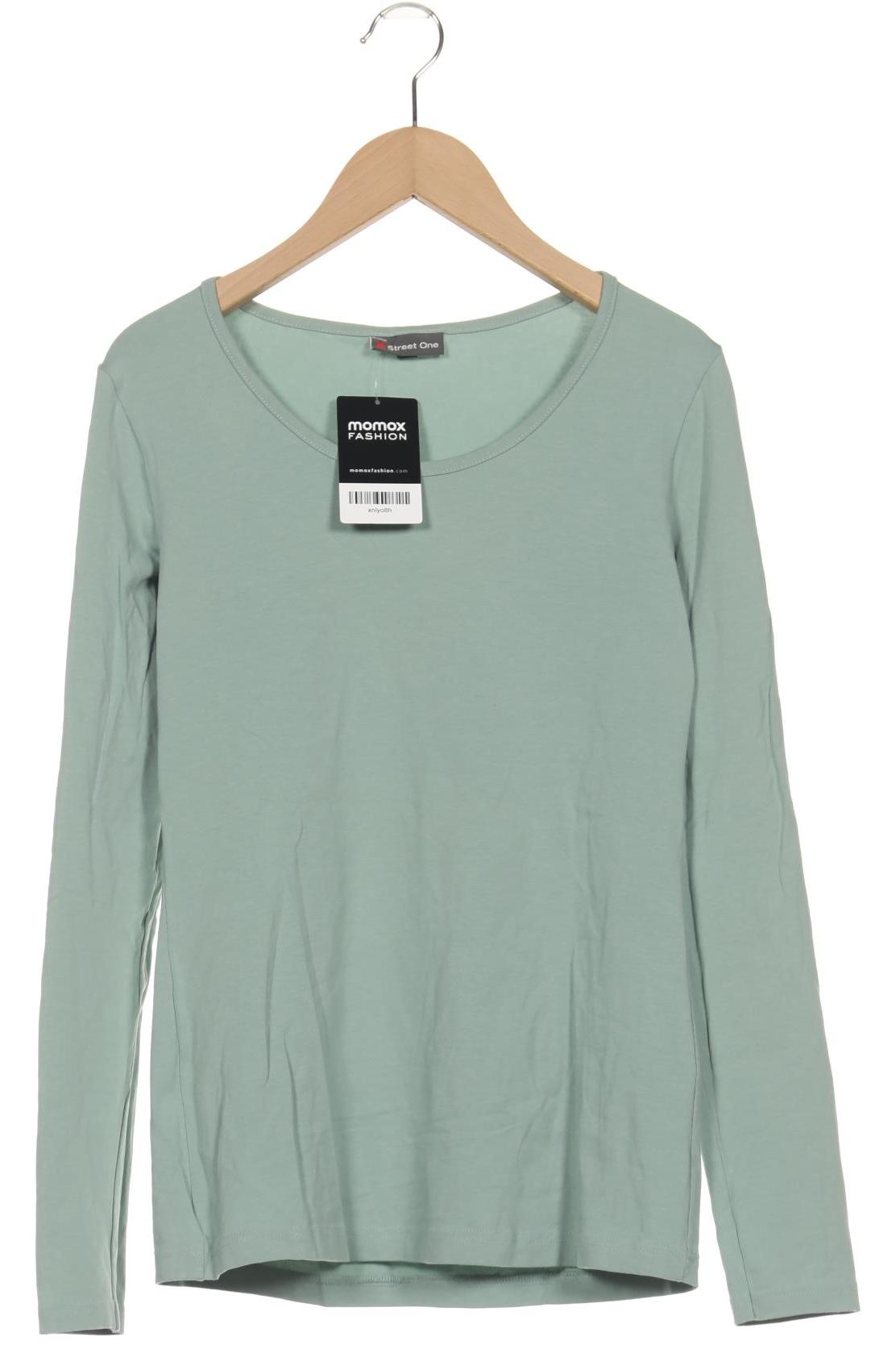 

Street One Damen Langarmshirt, türkis, Gr. 34