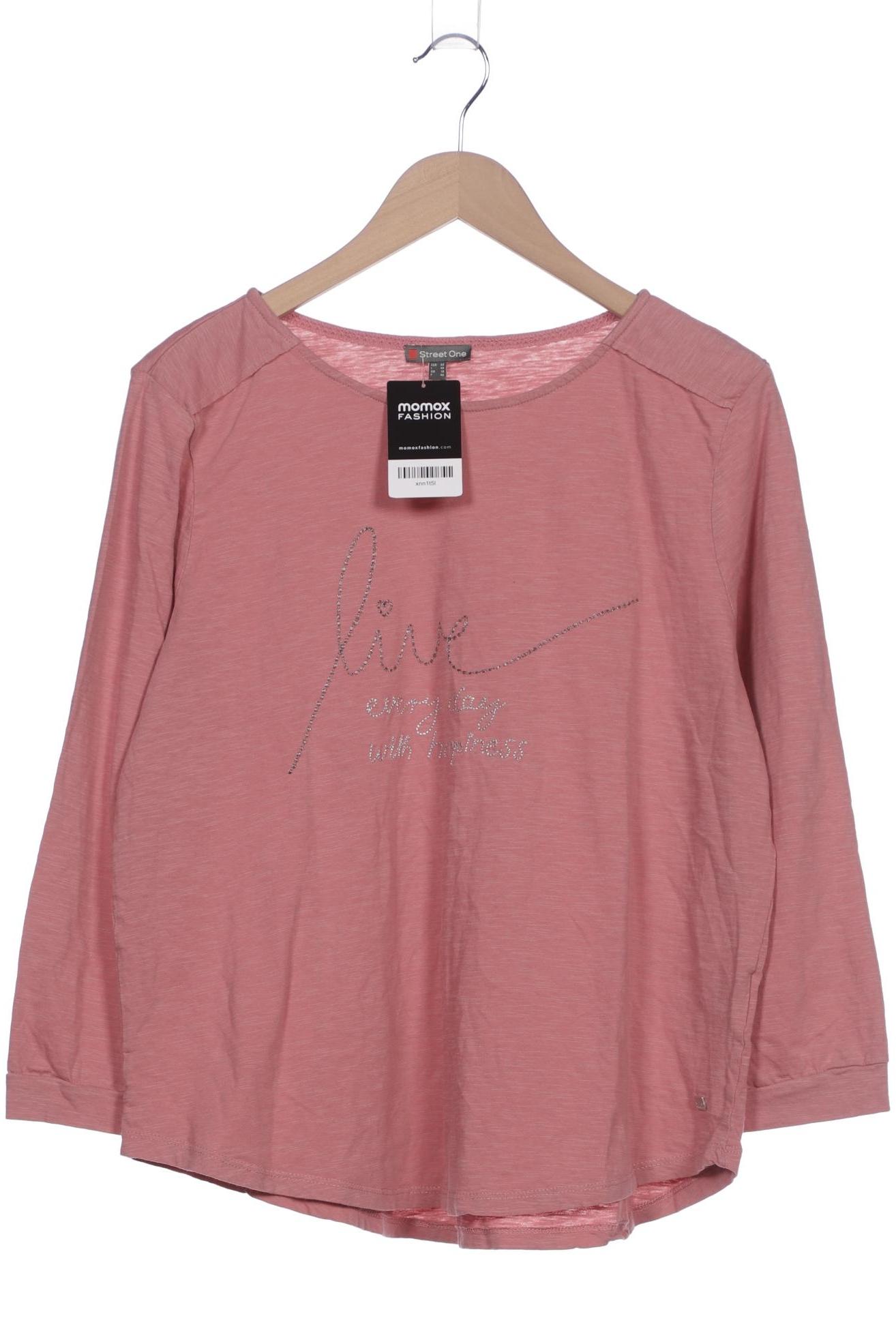 

Street One Damen Langarmshirt, pink, Gr. 44