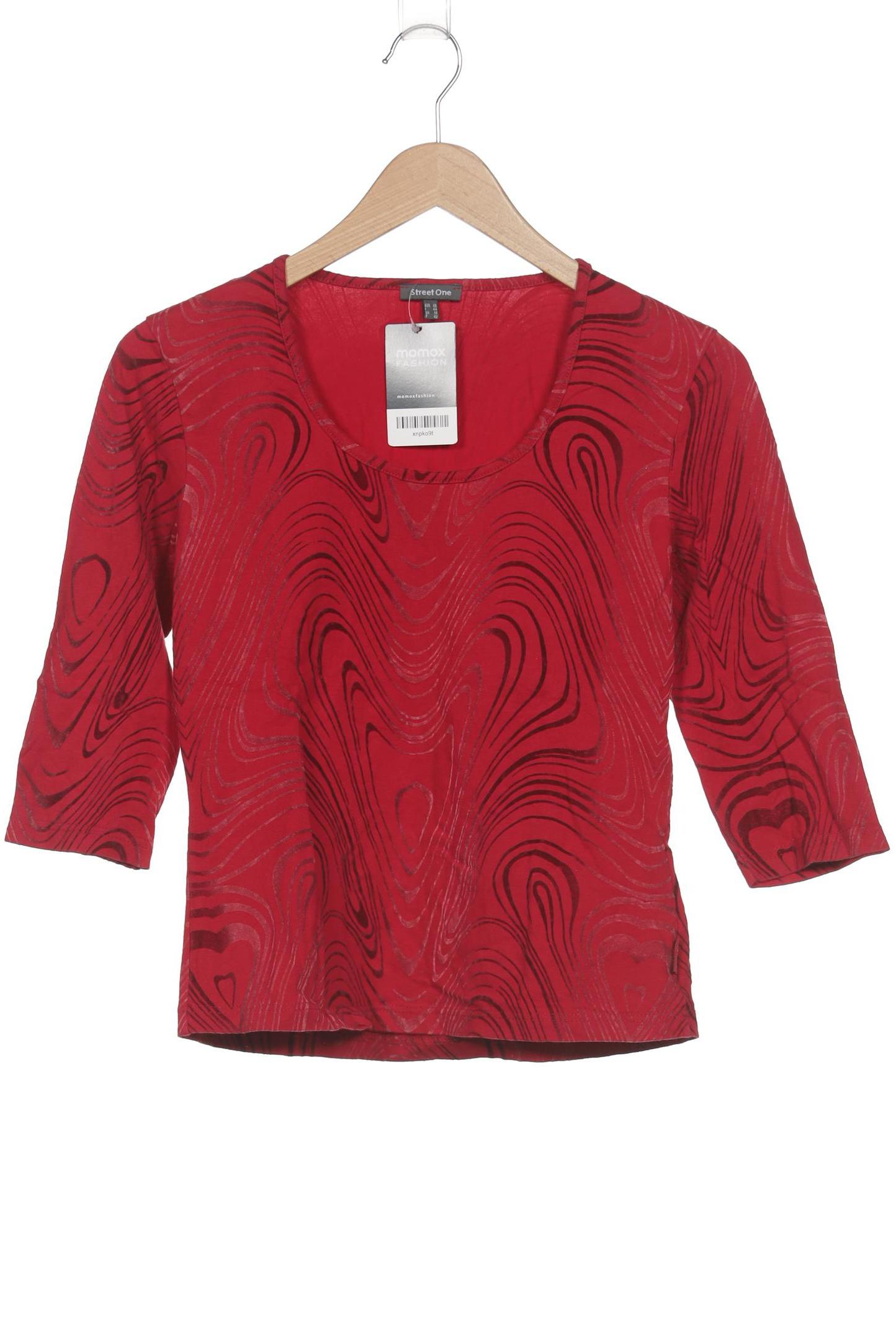 

Street One Damen Langarmshirt, rot, Gr. 40