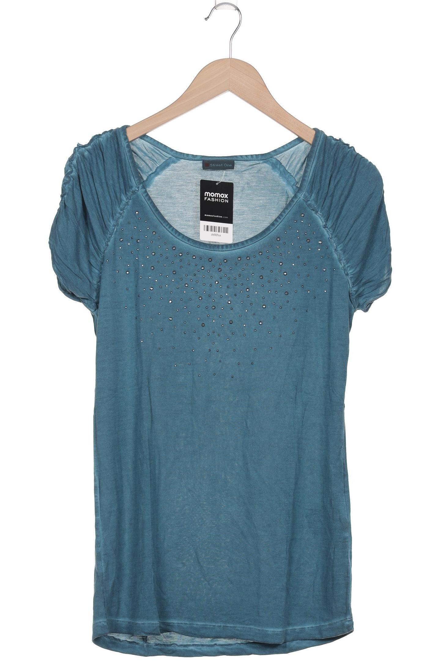 

Street One Damen T-Shirt, blau, Gr. 40