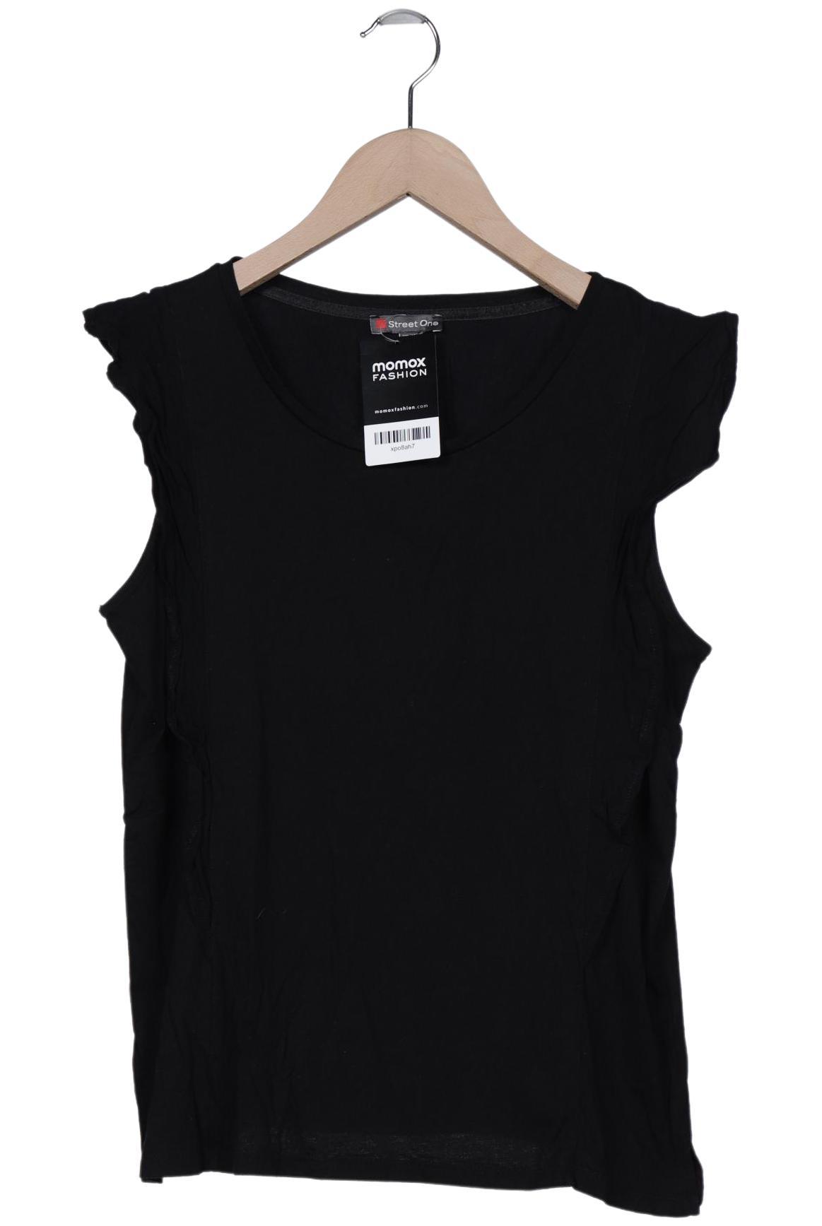 

Street One Damen T-Shirt, schwarz, Gr. 40