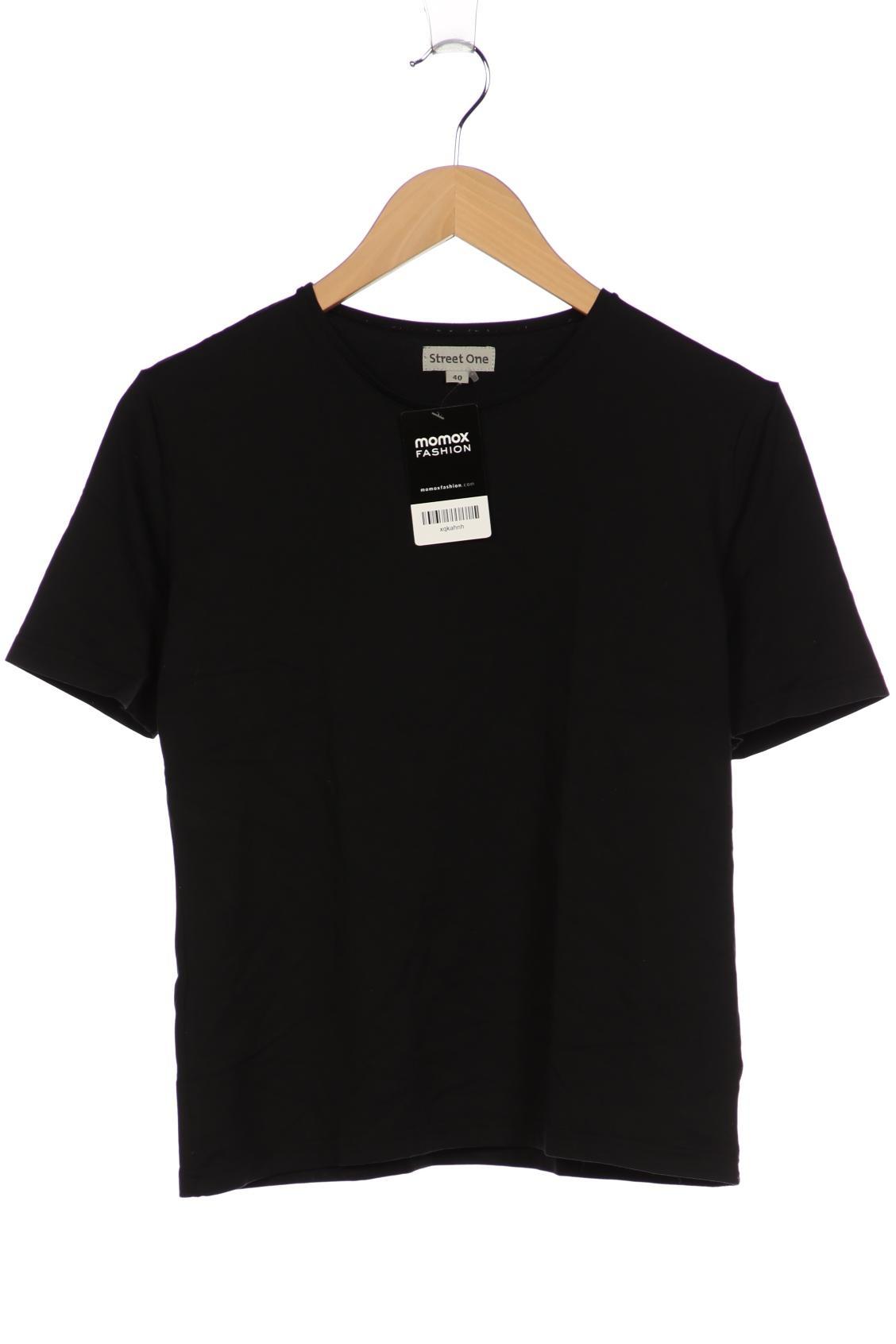 

Street One Damen T-Shirt, schwarz, Gr. 40