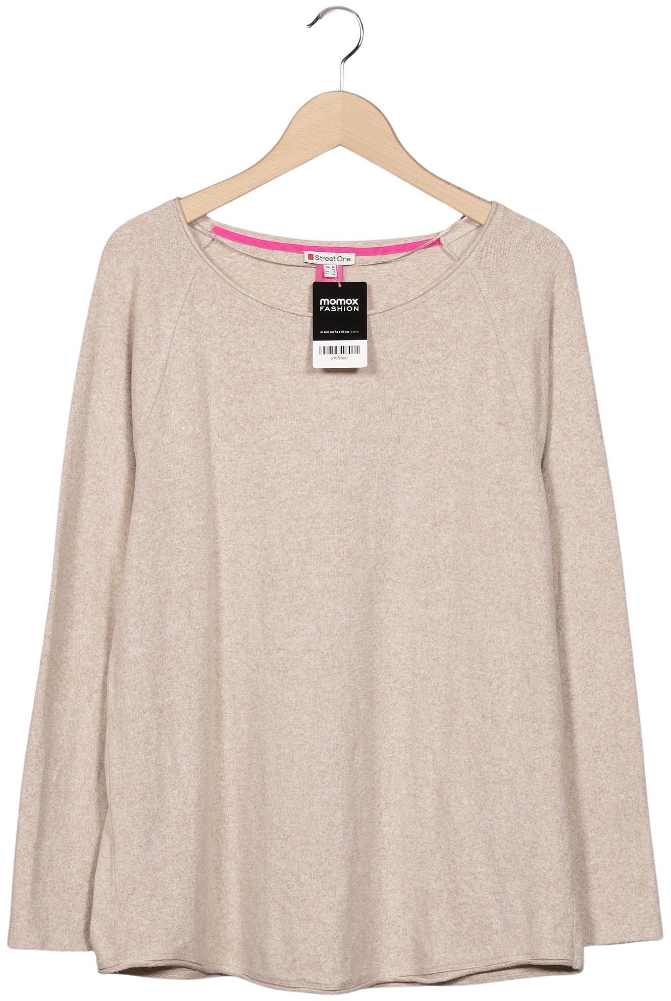 

Street One Damen Pullover, beige, Gr. 46