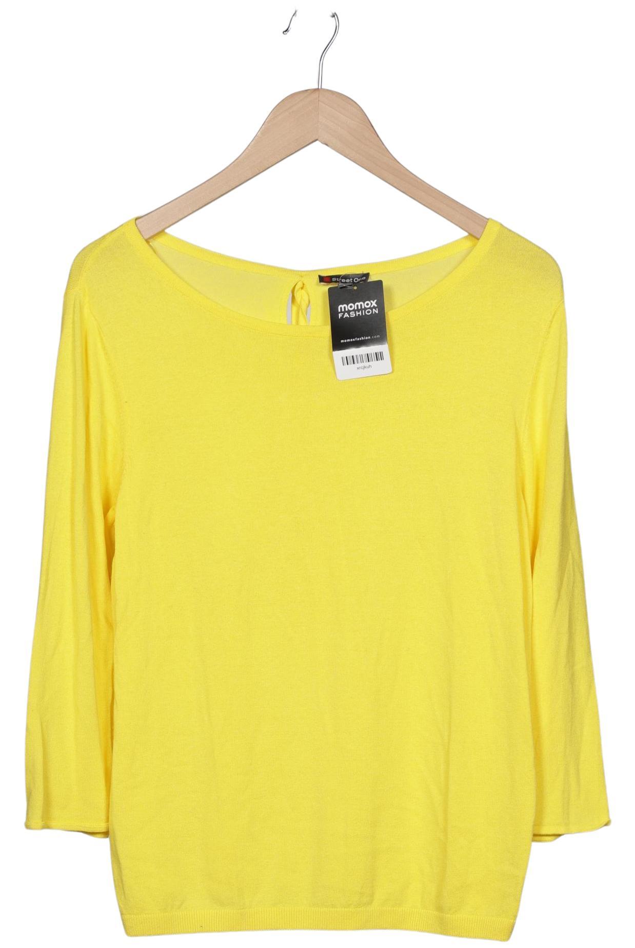 

Street One Damen Pullover, gelb, Gr. 36