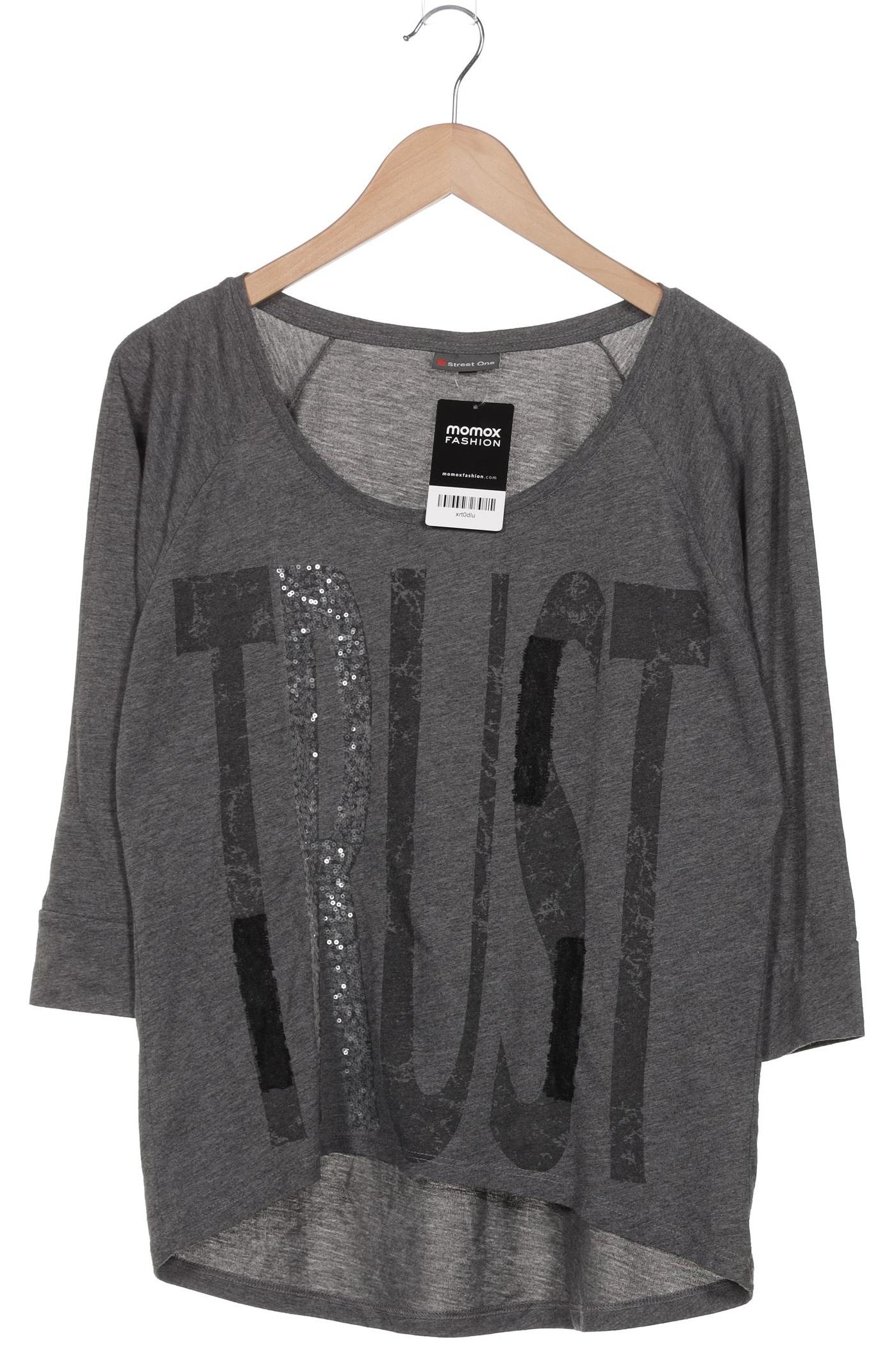 

Street One Damen Langarmshirt, grau, Gr. 38
