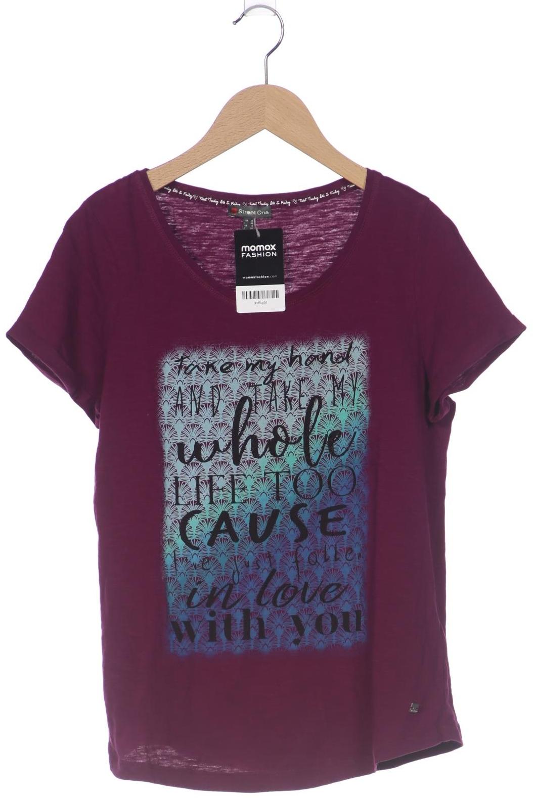 

Street One Damen T-Shirt, flieder, Gr. 36