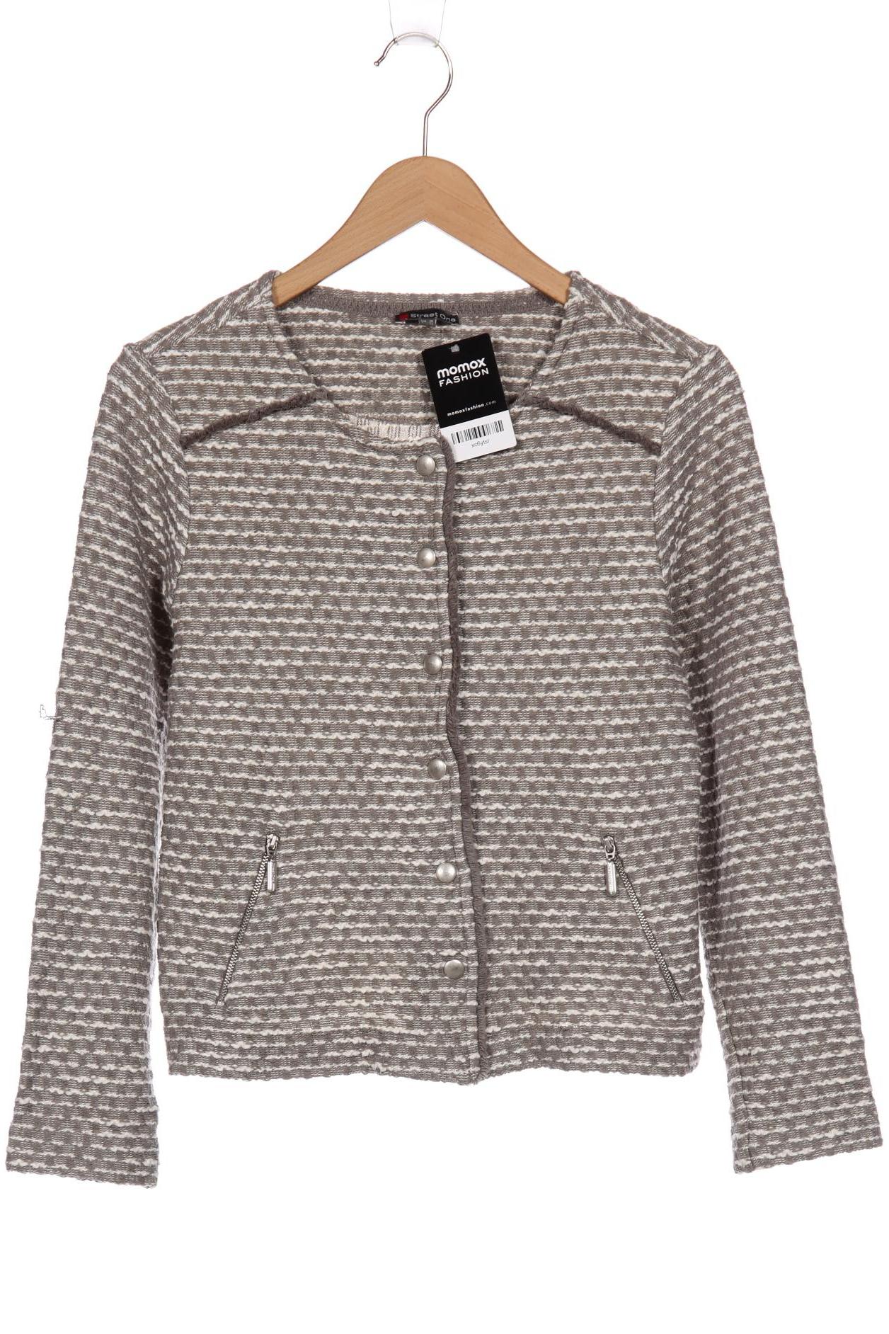 

Street One Damen Strickjacke, grau, Gr. 38