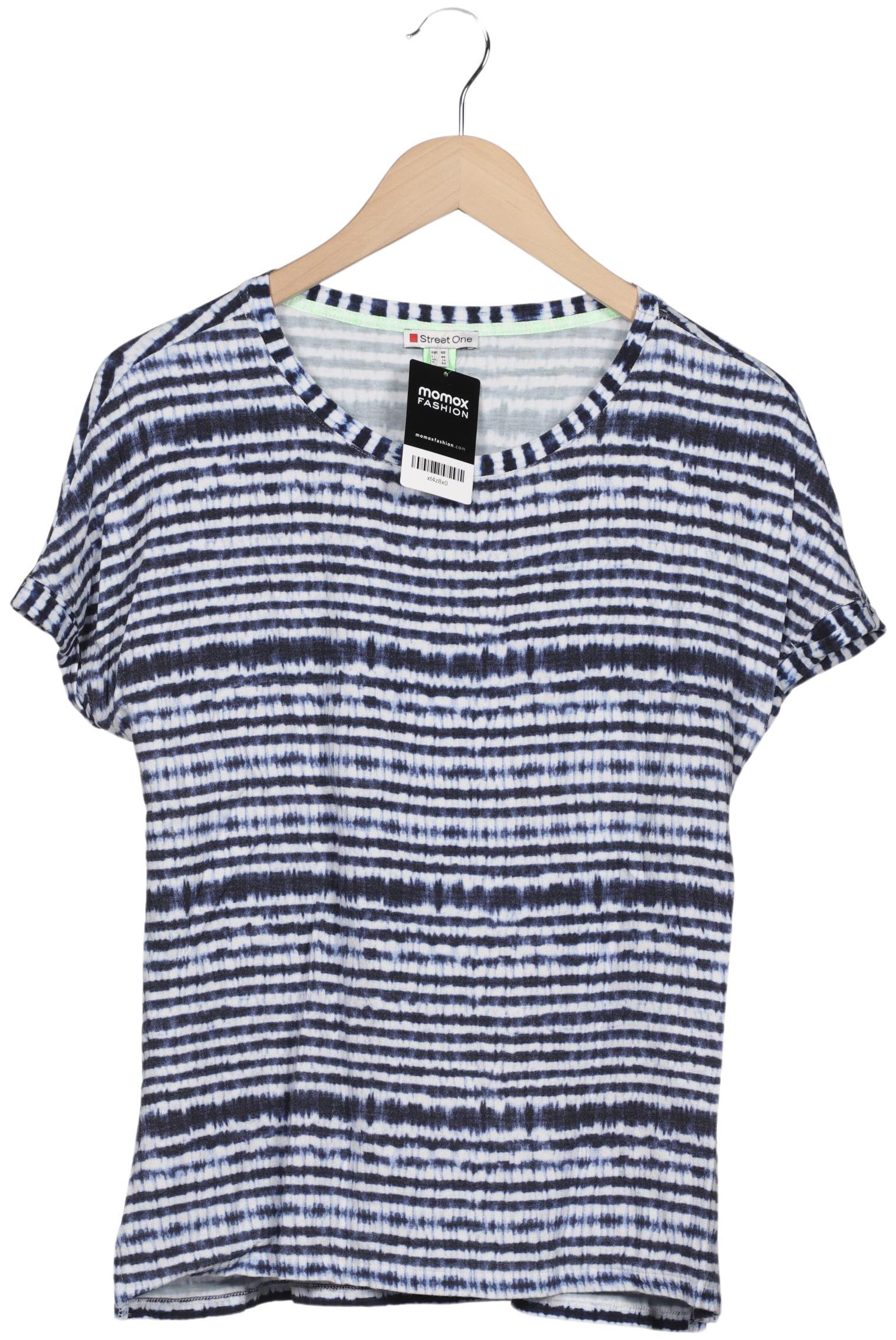 

Street One Damen T-Shirt, blau, Gr. 40