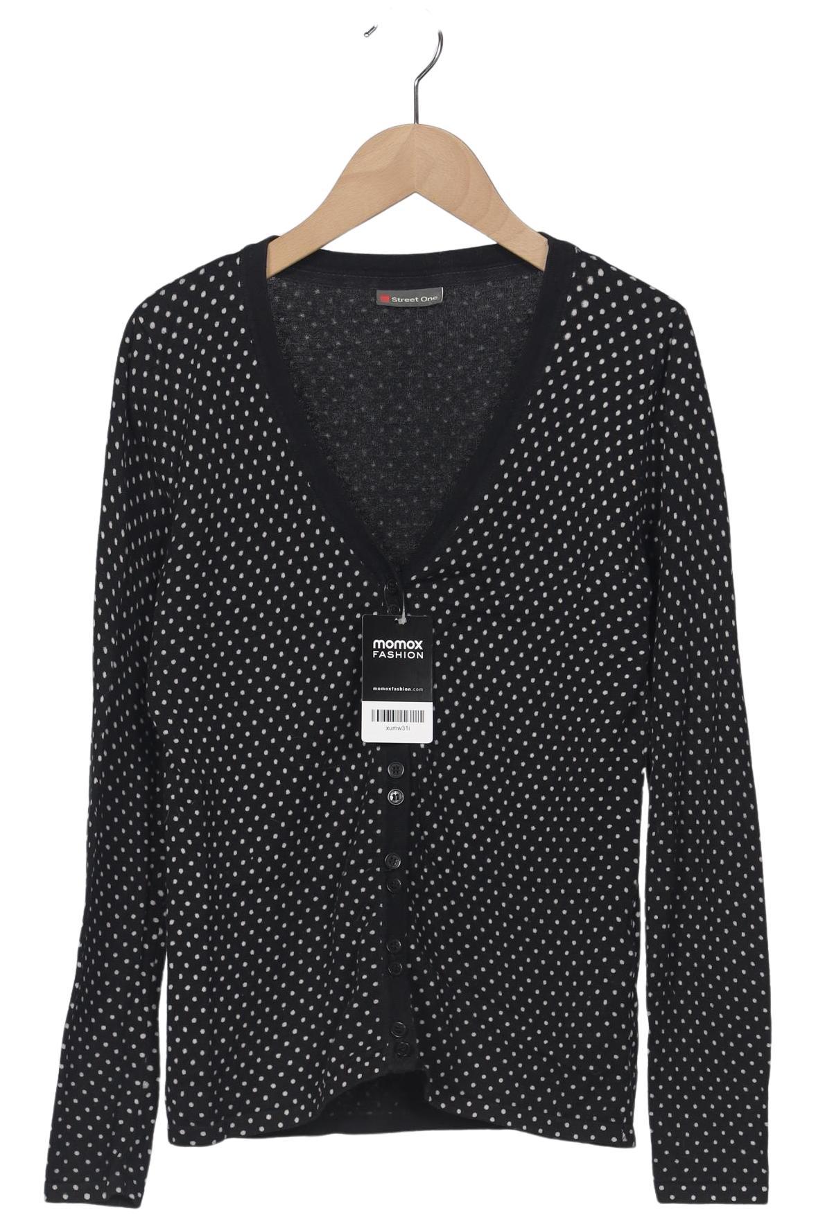 

Street One Damen Strickjacke, schwarz, Gr. 36