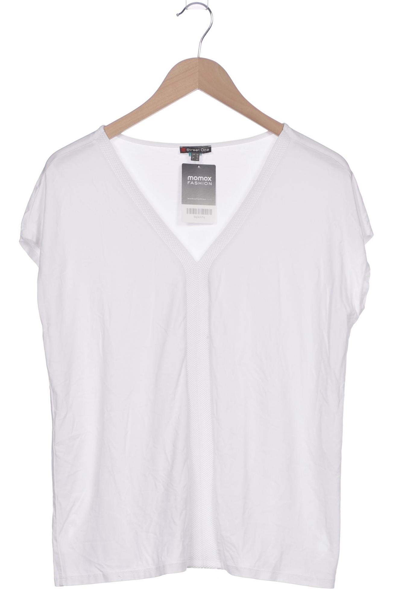 

Street One Damen T-Shirt, weiß, Gr. 40