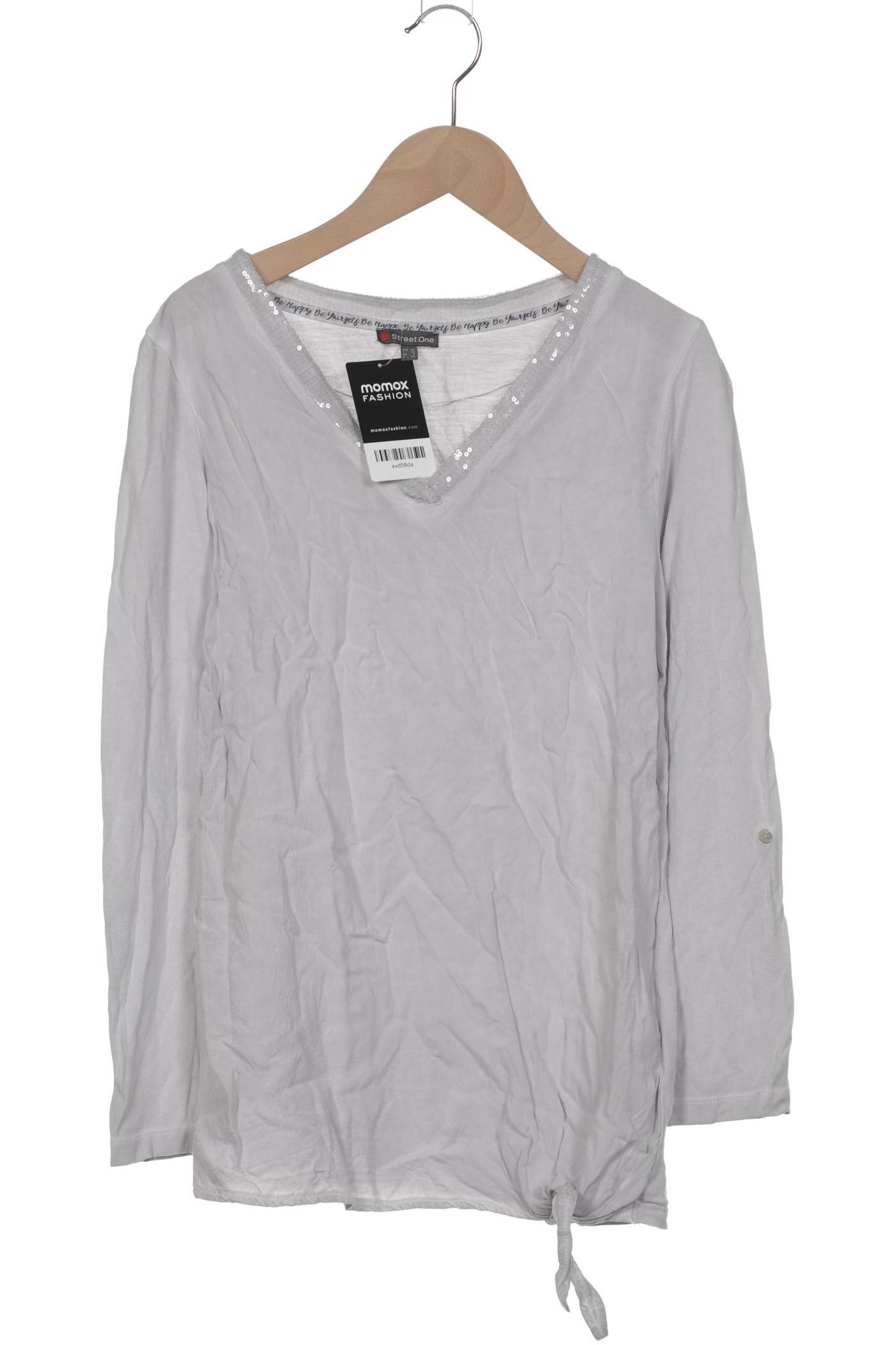 

Street One Damen Langarmshirt, grau, Gr. 34