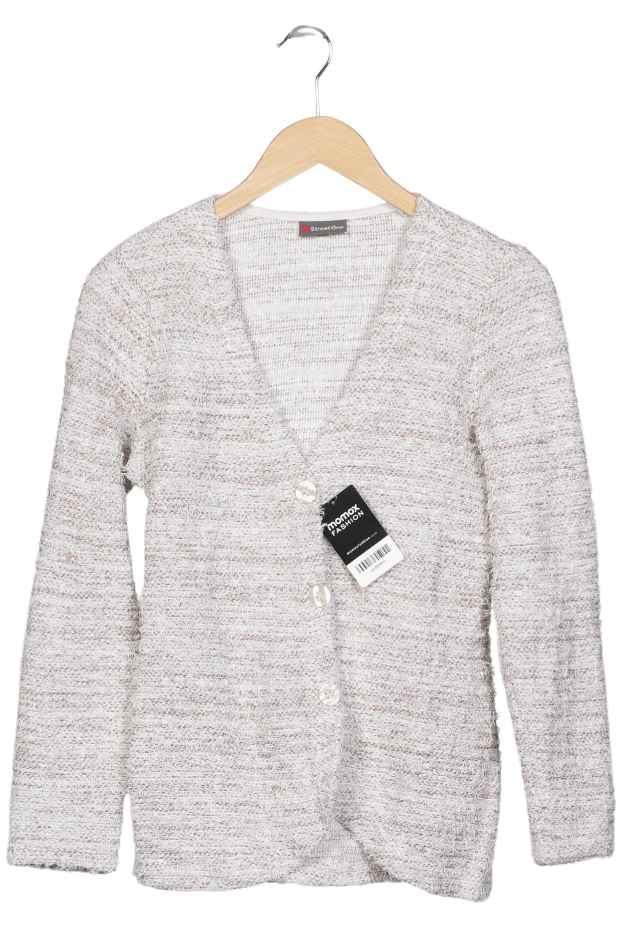 

Street One Damen Strickjacke, grau, Gr. 36