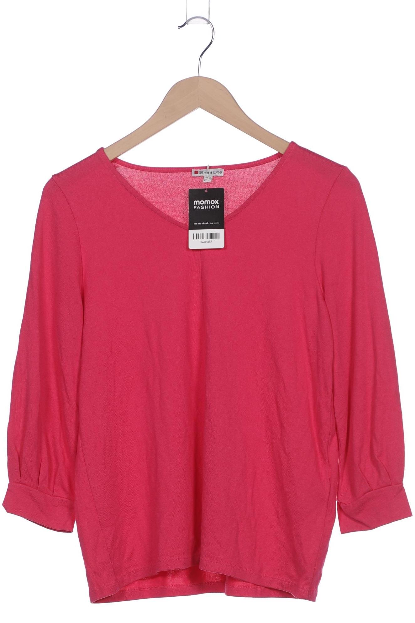 

Street One Damen Langarmshirt, pink, Gr. 38