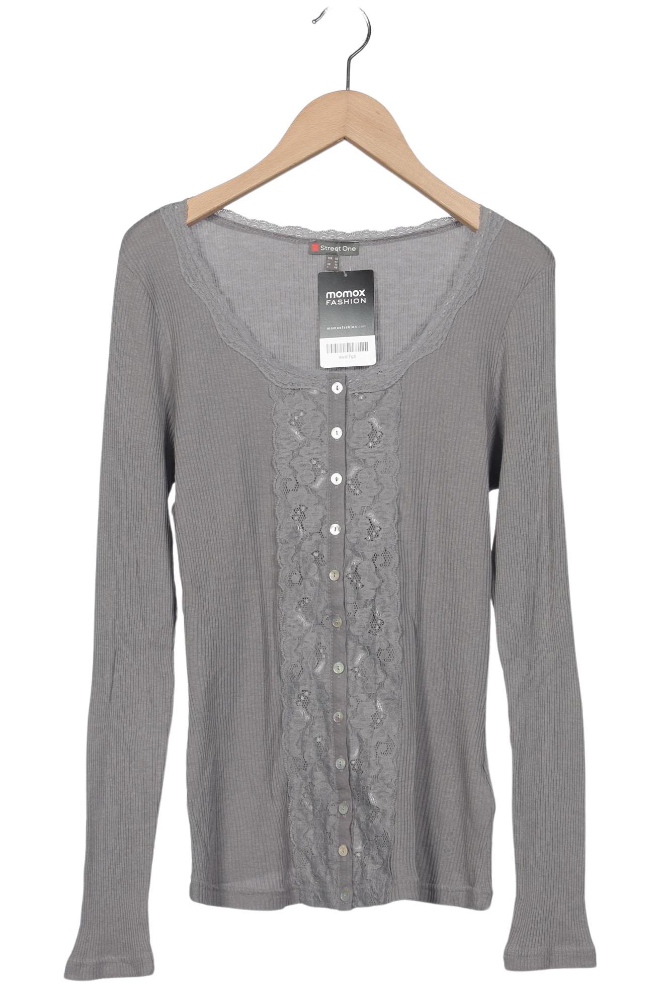 

Street One Damen Langarmshirt, grau, Gr. 38