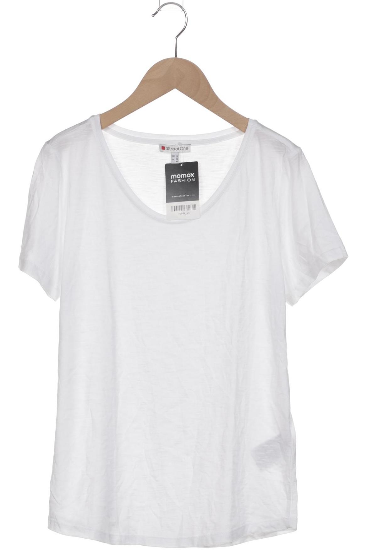 

Street One Damen T-Shirt, weiß, Gr. 36