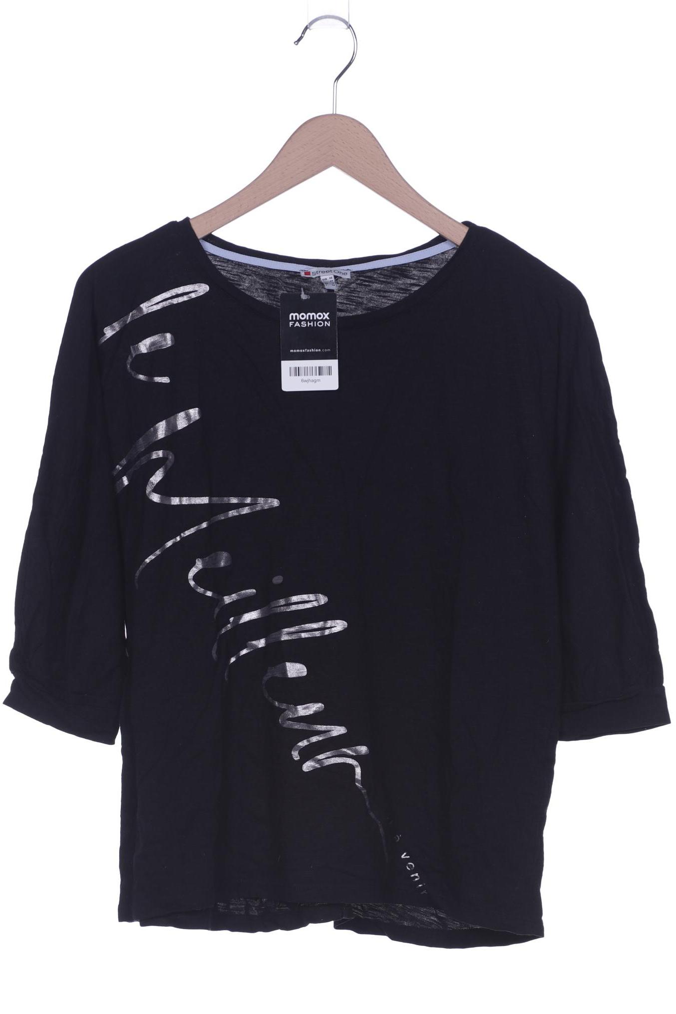 

Street One Damen Langarmshirt, schwarz, Gr. 40