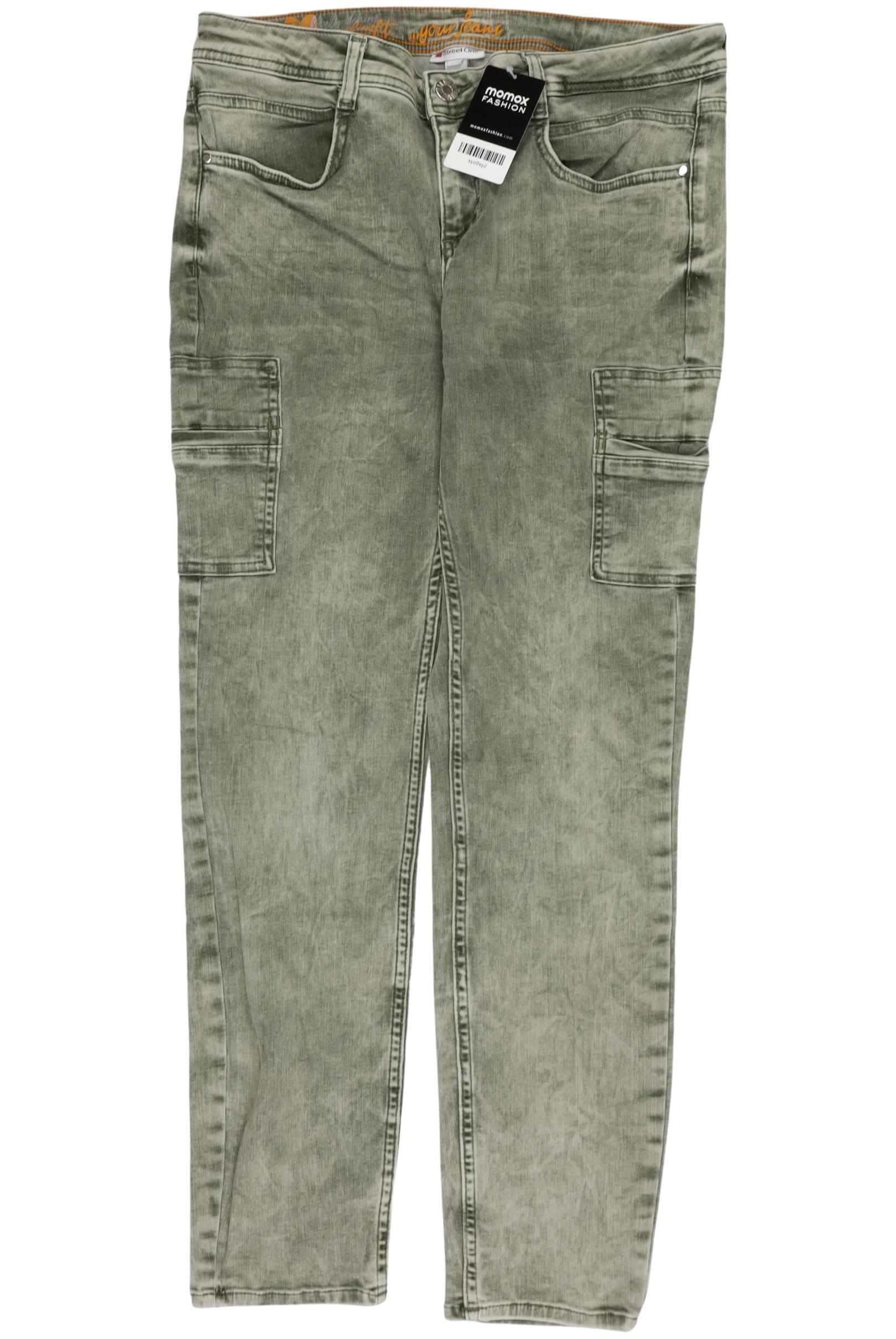 

Street One Damen Jeans, grün, Gr. 31