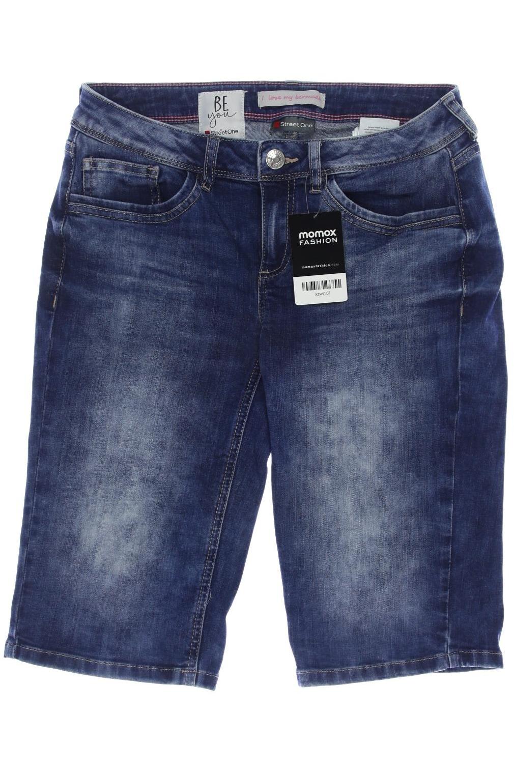 

Street One Damen Shorts, blau, Gr. 25