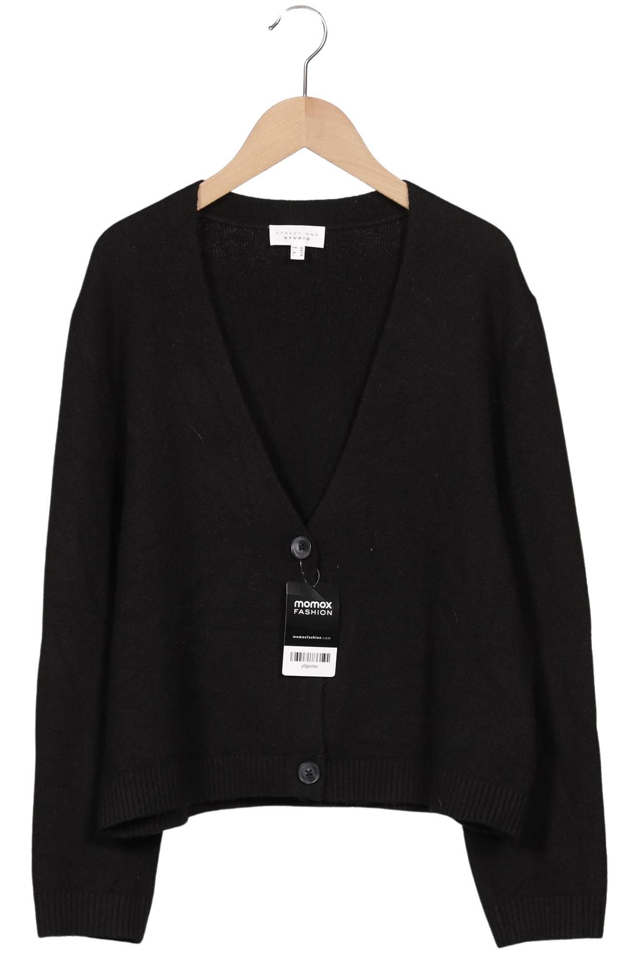 

Street One Damen Strickjacke, schwarz, Gr. 36