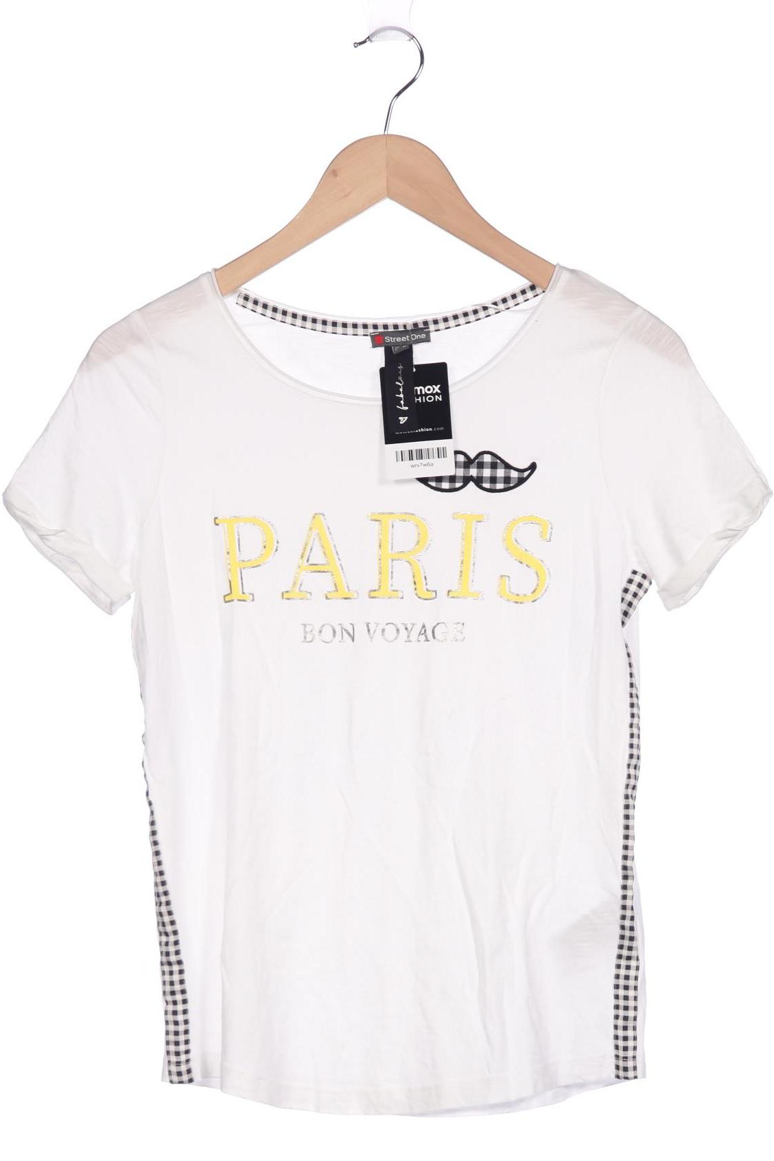 

Street One Damen T-Shirt, weiß, Gr. 36