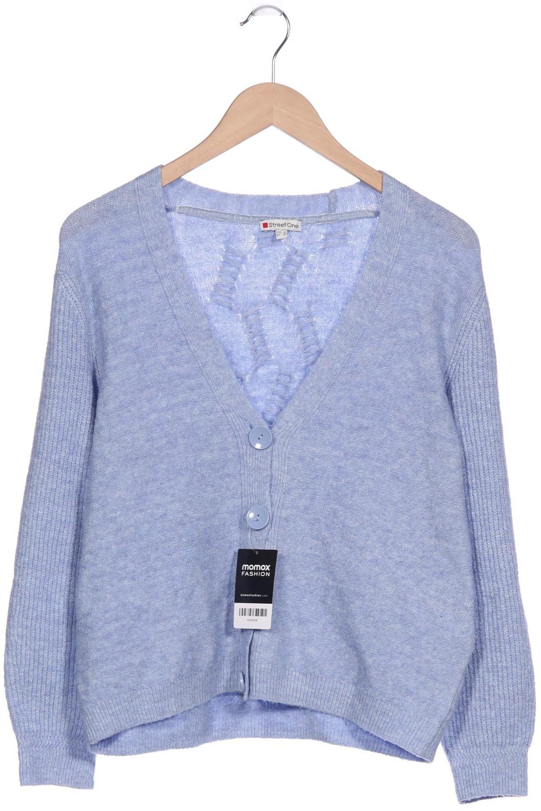 

Street One Damen Strickjacke, hellblau, Gr. 36
