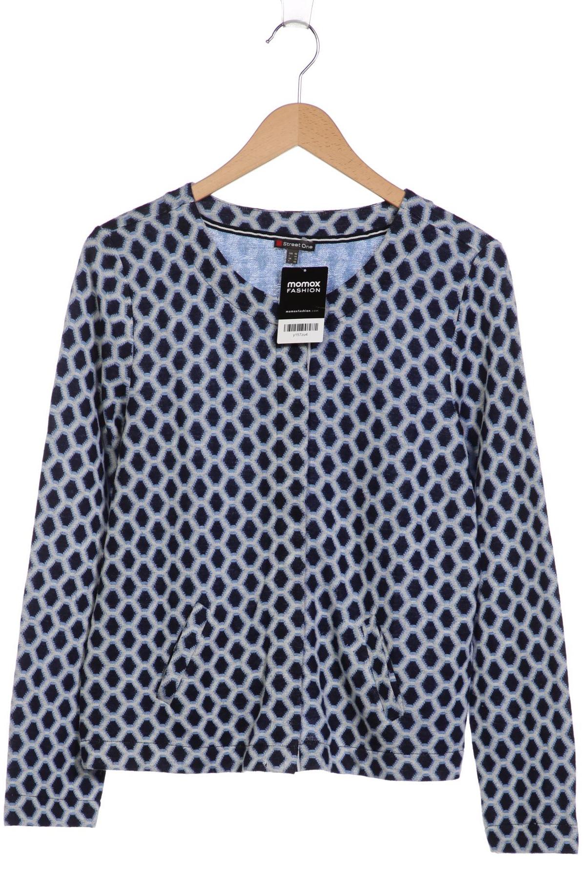 

Street One Damen Strickjacke, blau, Gr. 40