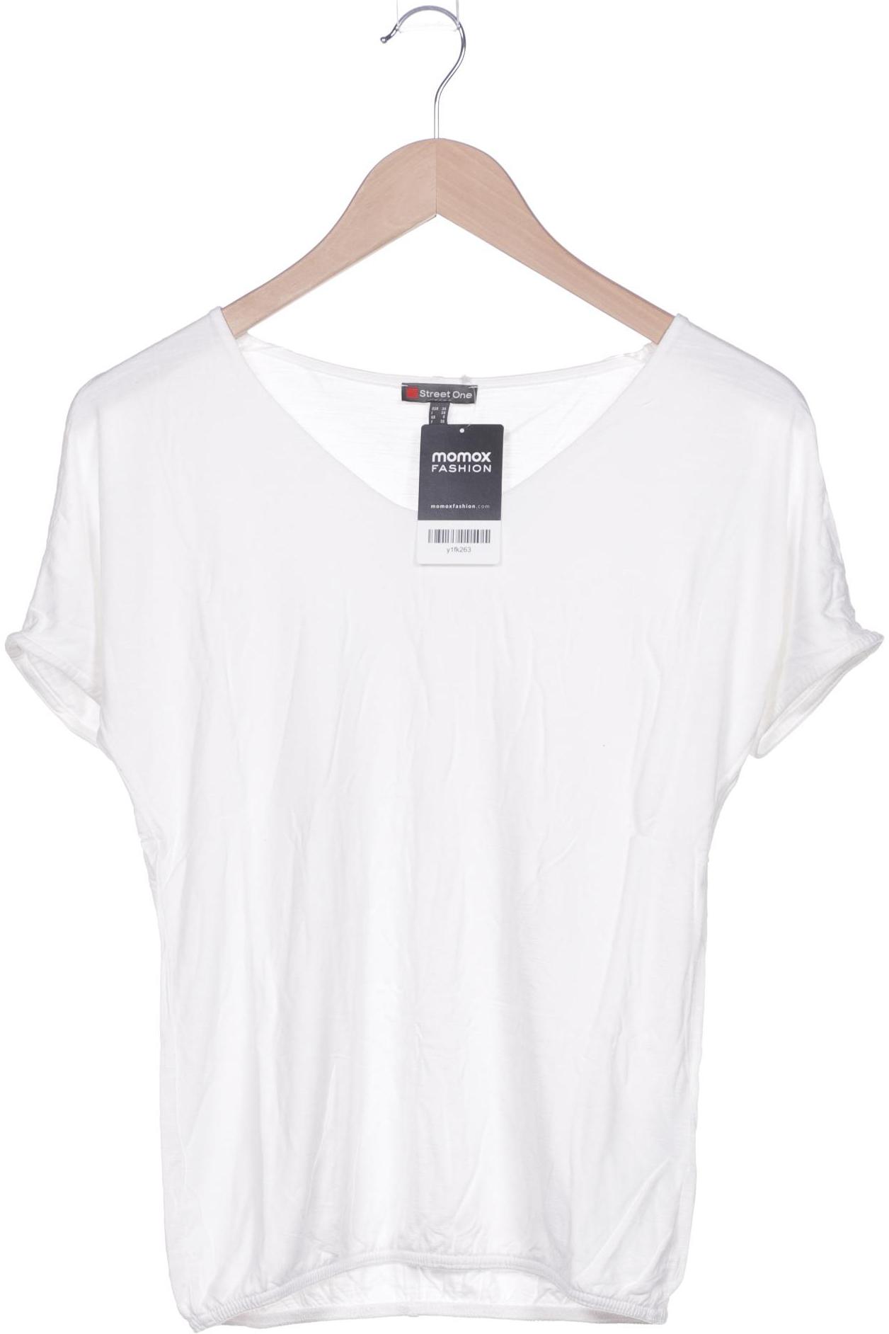 

Street One Damen T-Shirt, weiß, Gr. 34