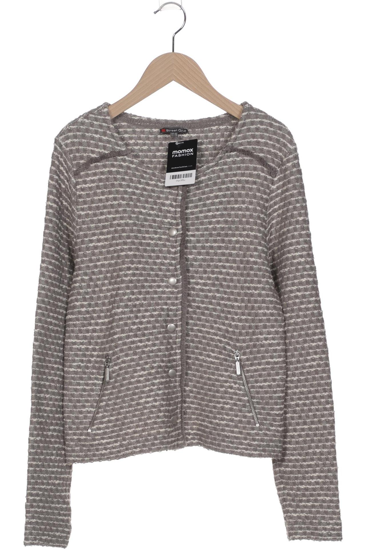 

Street One Damen Strickjacke, grau, Gr. 36