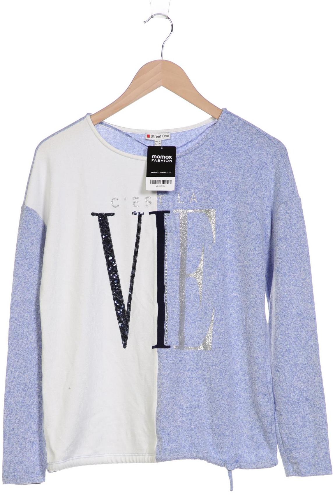 

Street One Damen Pullover, blau, Gr. 36
