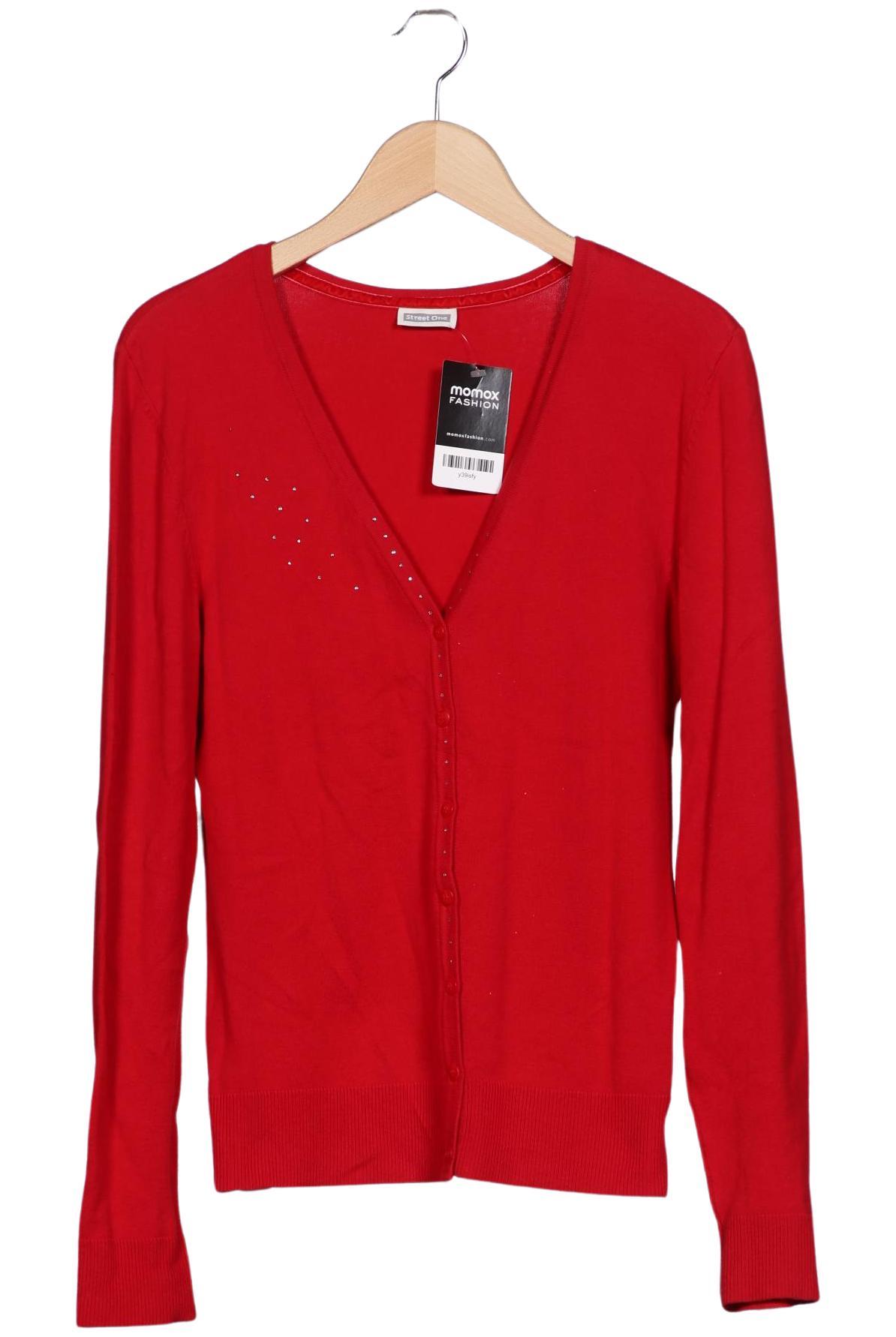 

Street One Damen Strickjacke, rot, Gr. 42