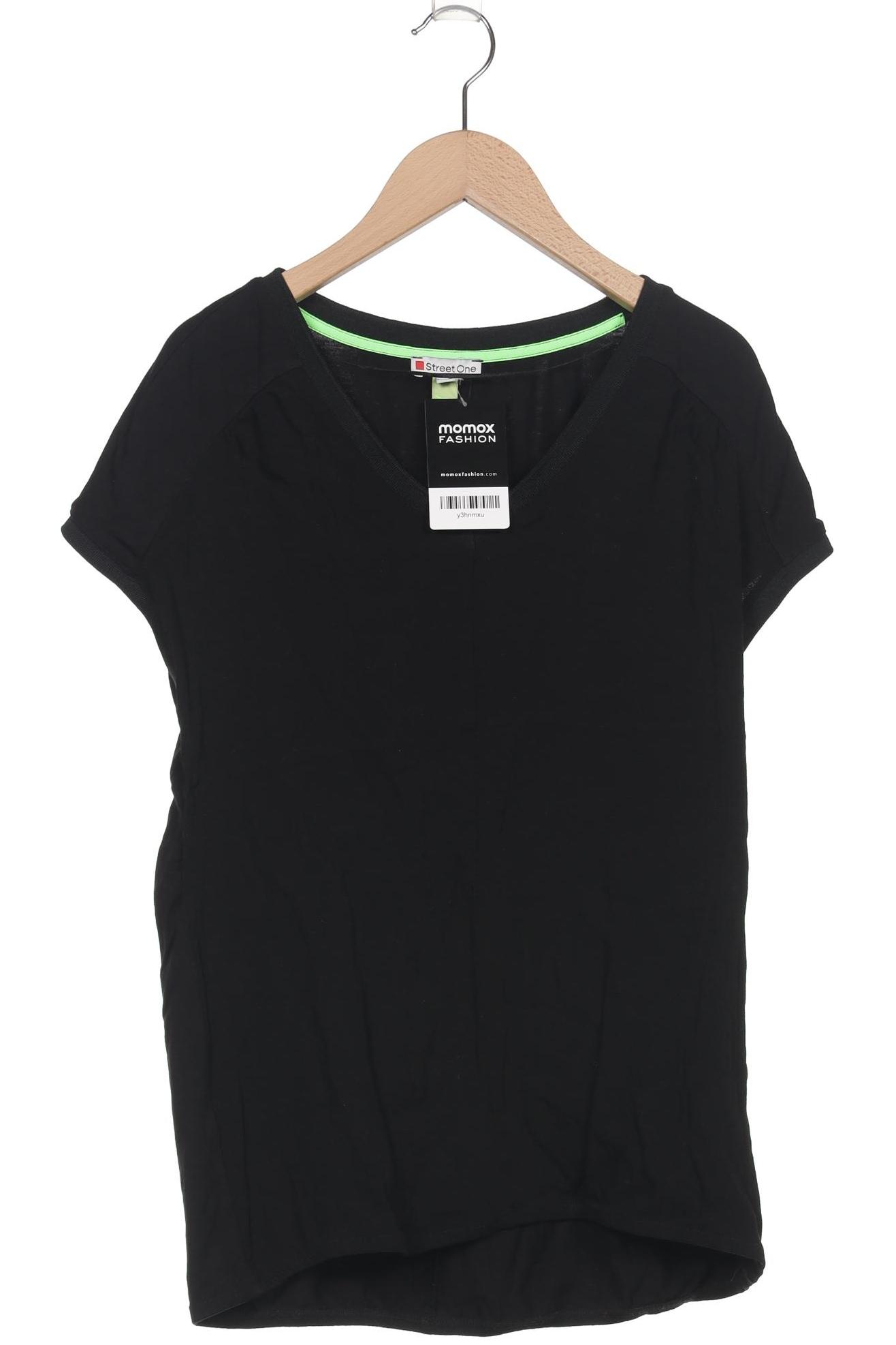 

Street One Damen T-Shirt, schwarz, Gr. 36