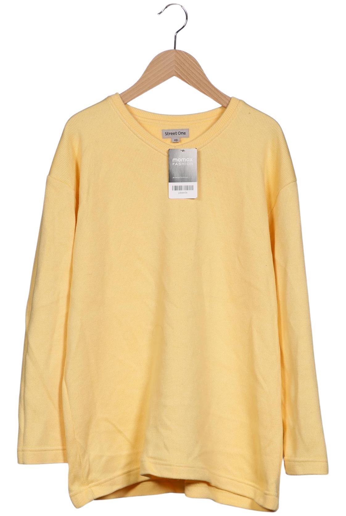 

Street One Damen Pullover, gelb, Gr. 40