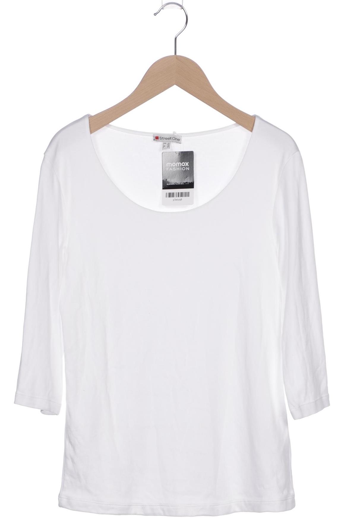 

Street One Damen Langarmshirt, weiß, Gr. 36